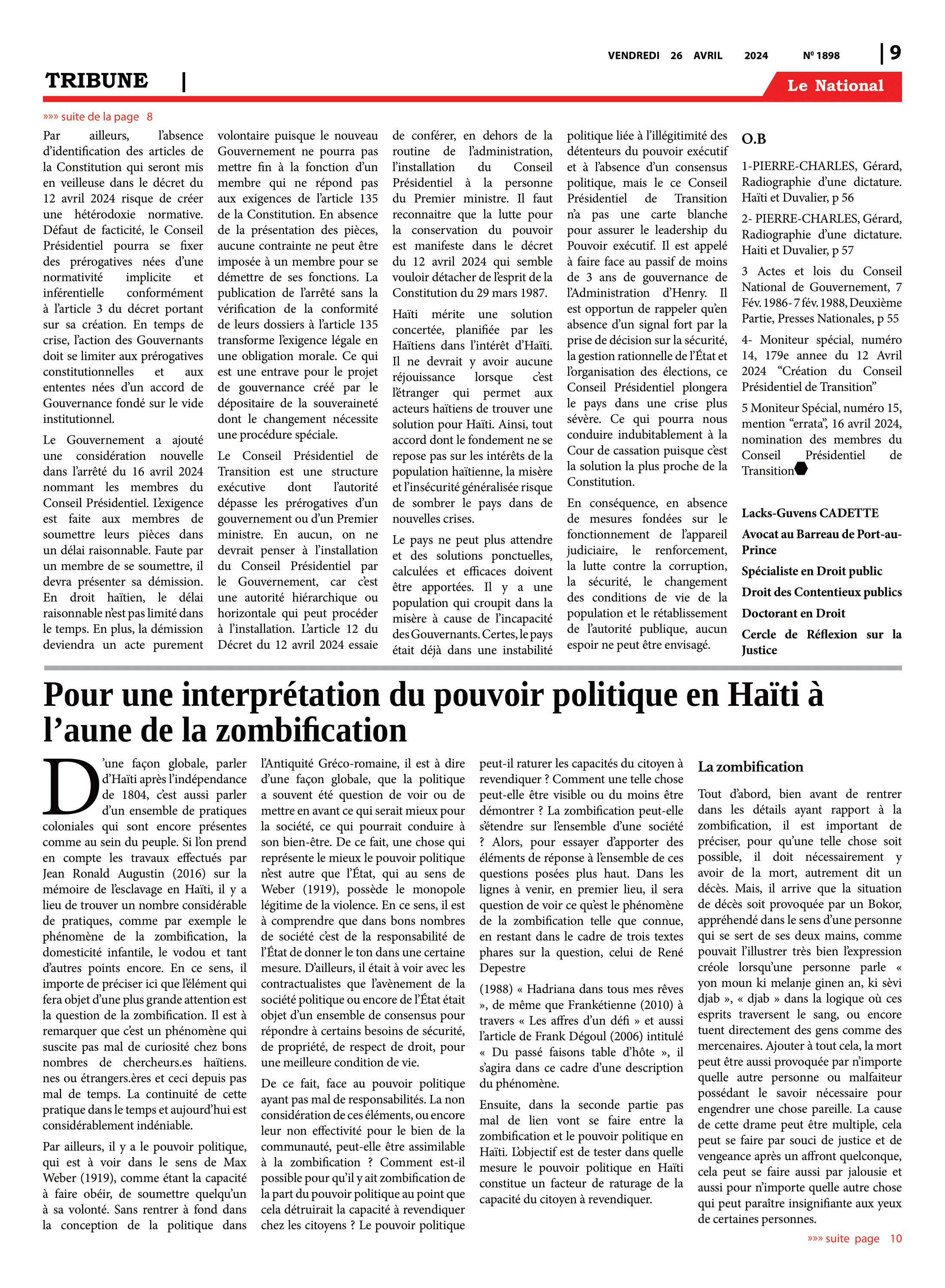 Page 9 de l'édition 1898