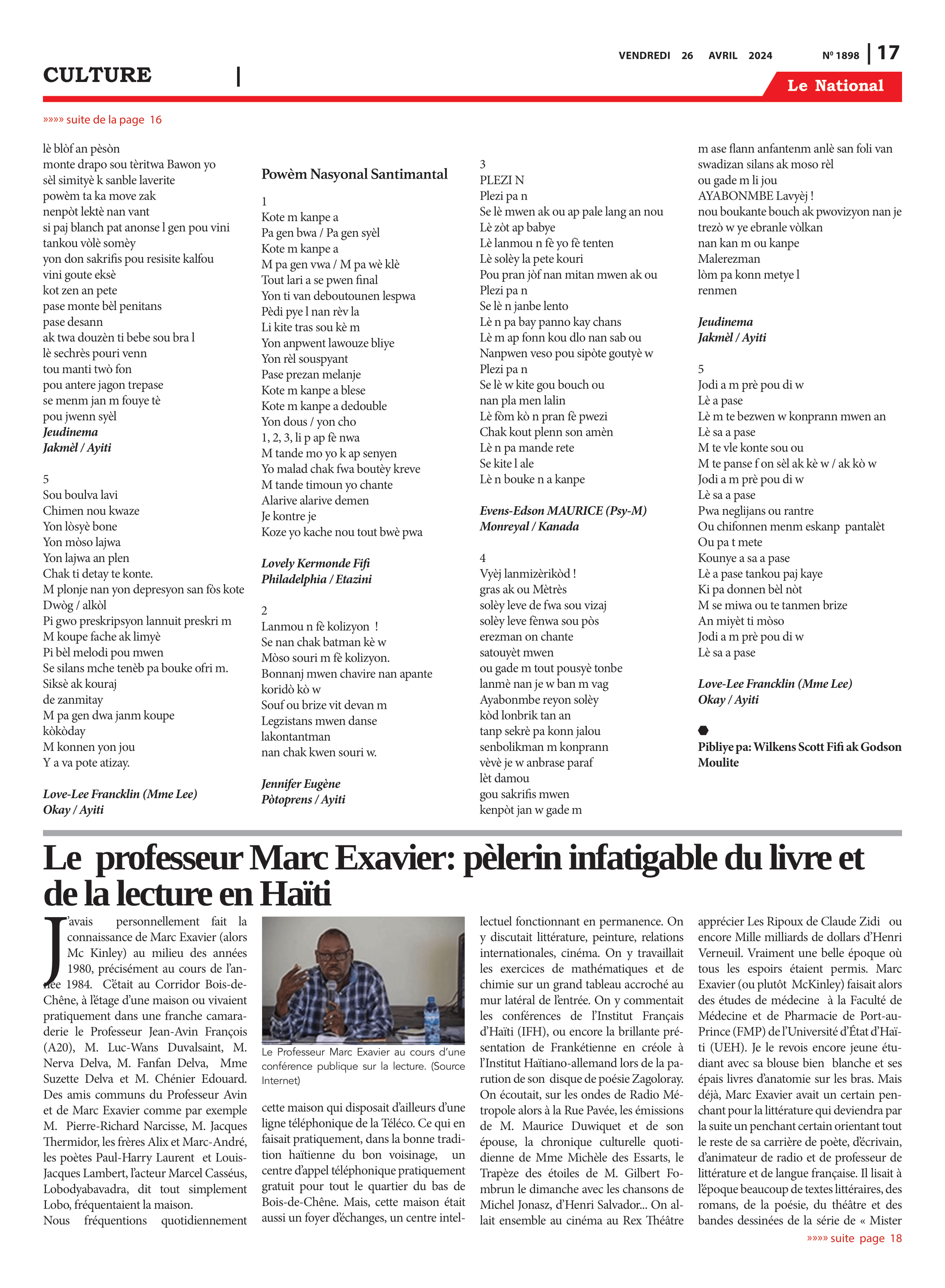 Page 17 de l'édition 1898