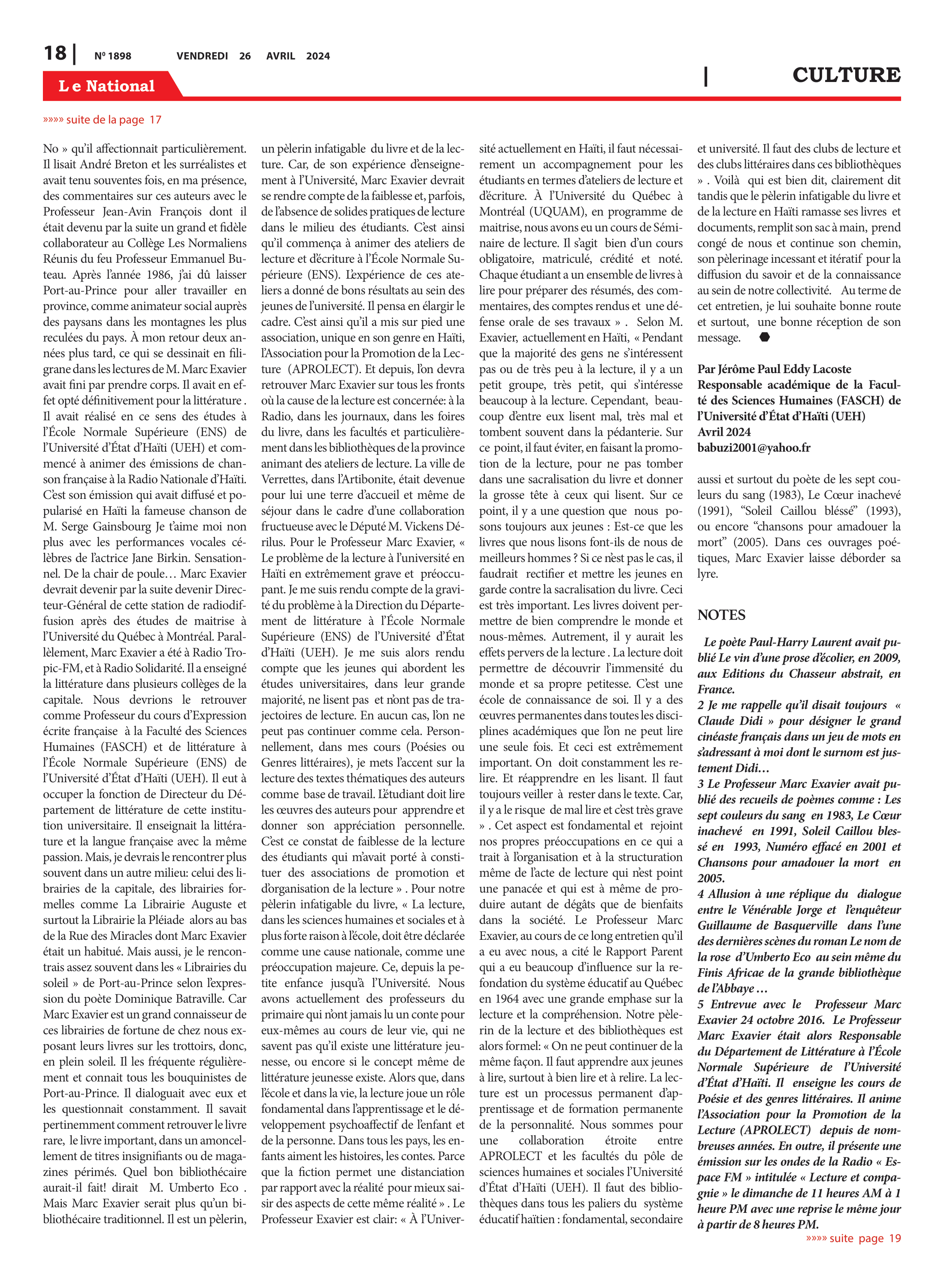 Page 18 de l'édition 1898