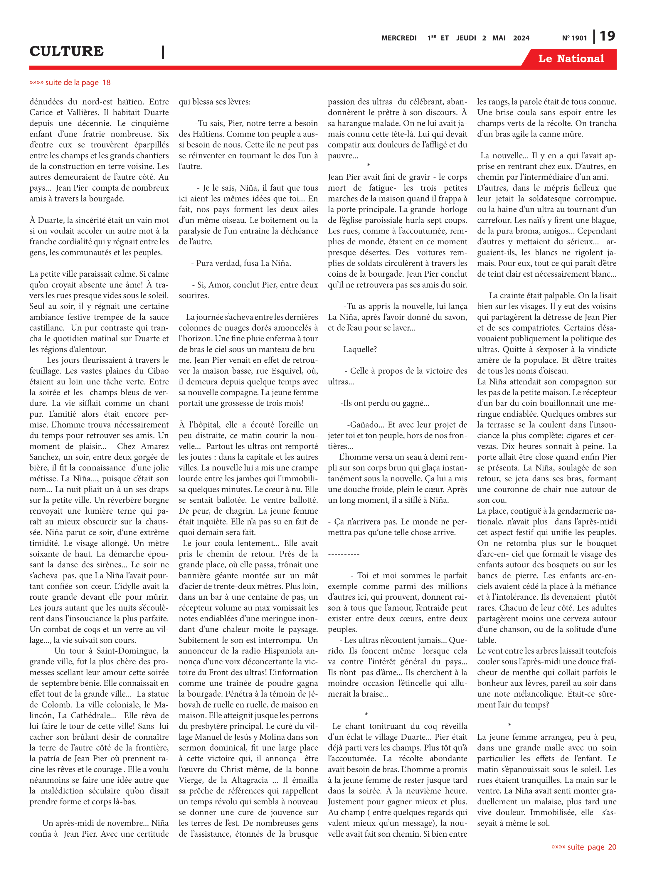 Page 19 de l'édition 1901