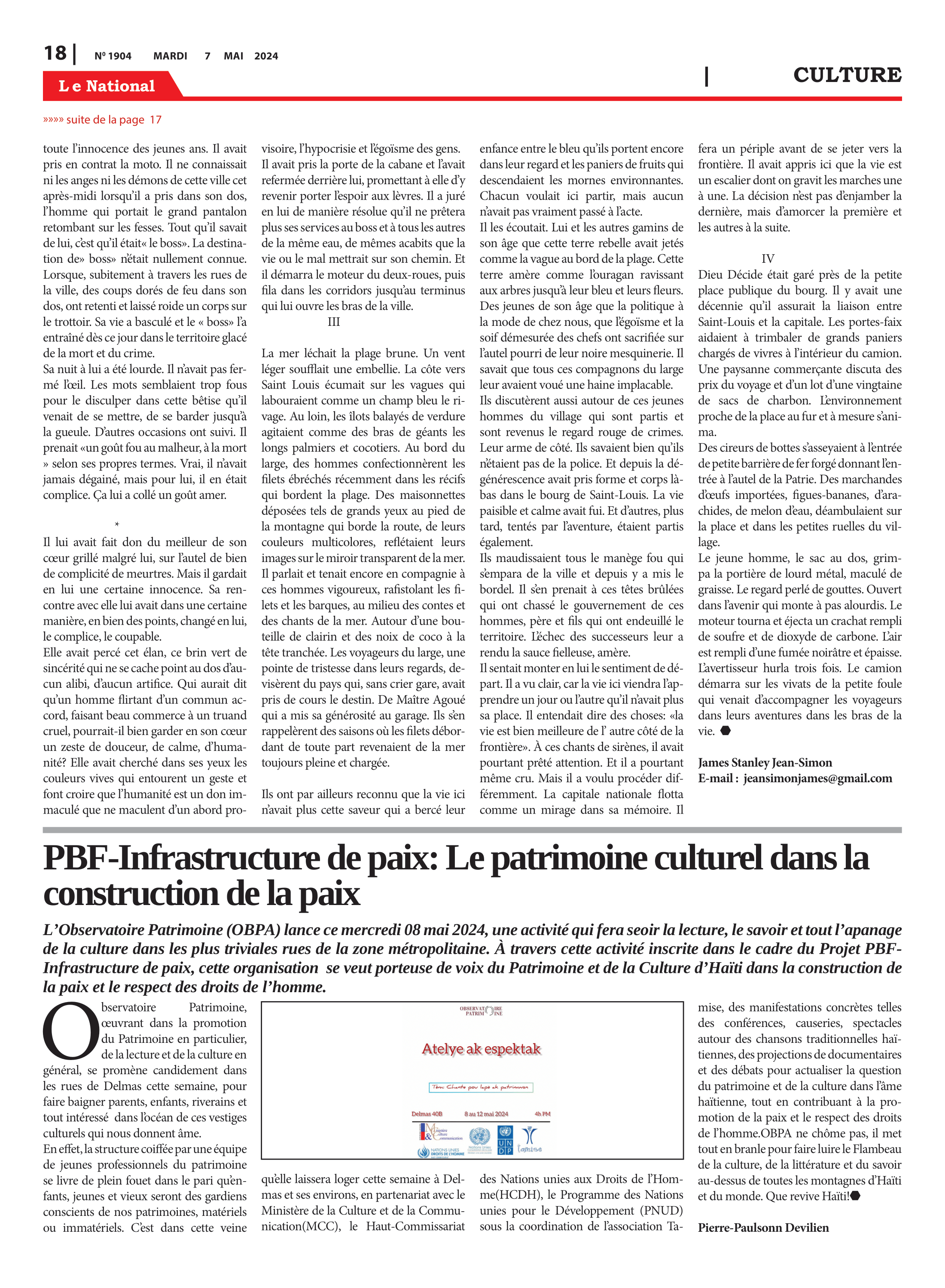 Page 18 de l'édition 1904