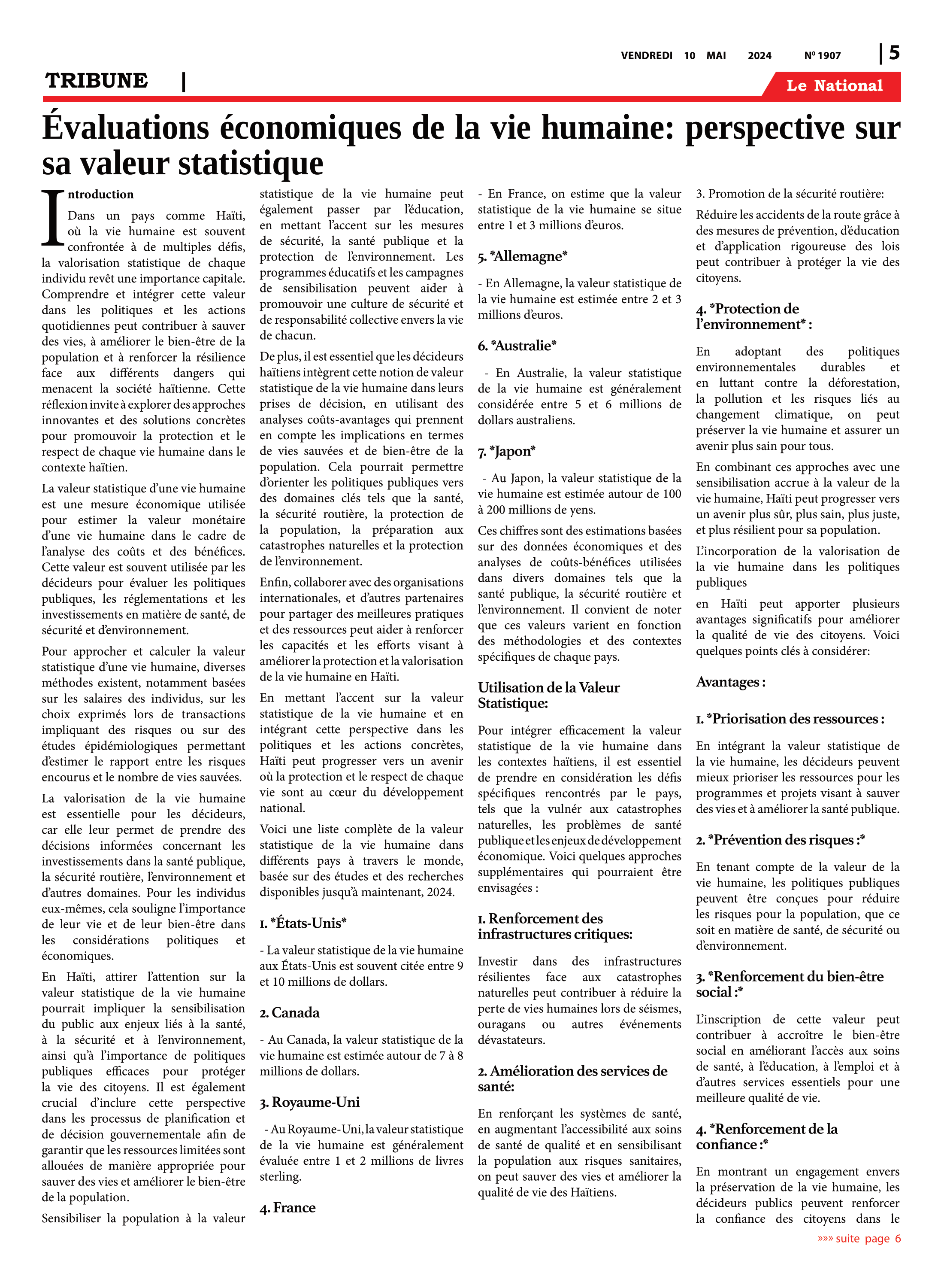 Page 5 de l'édition 1907