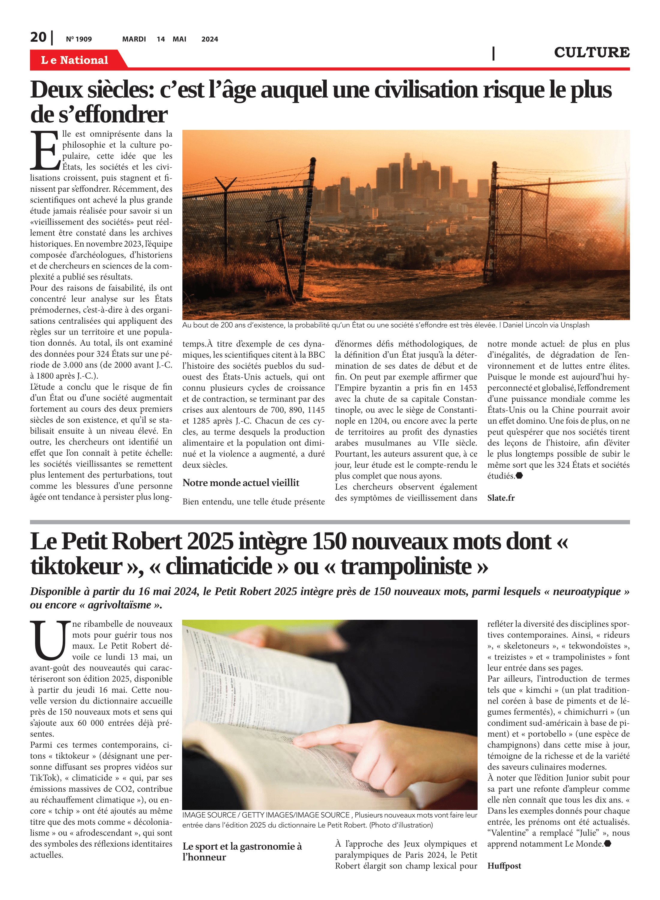 Page 20 de l'édition 1909