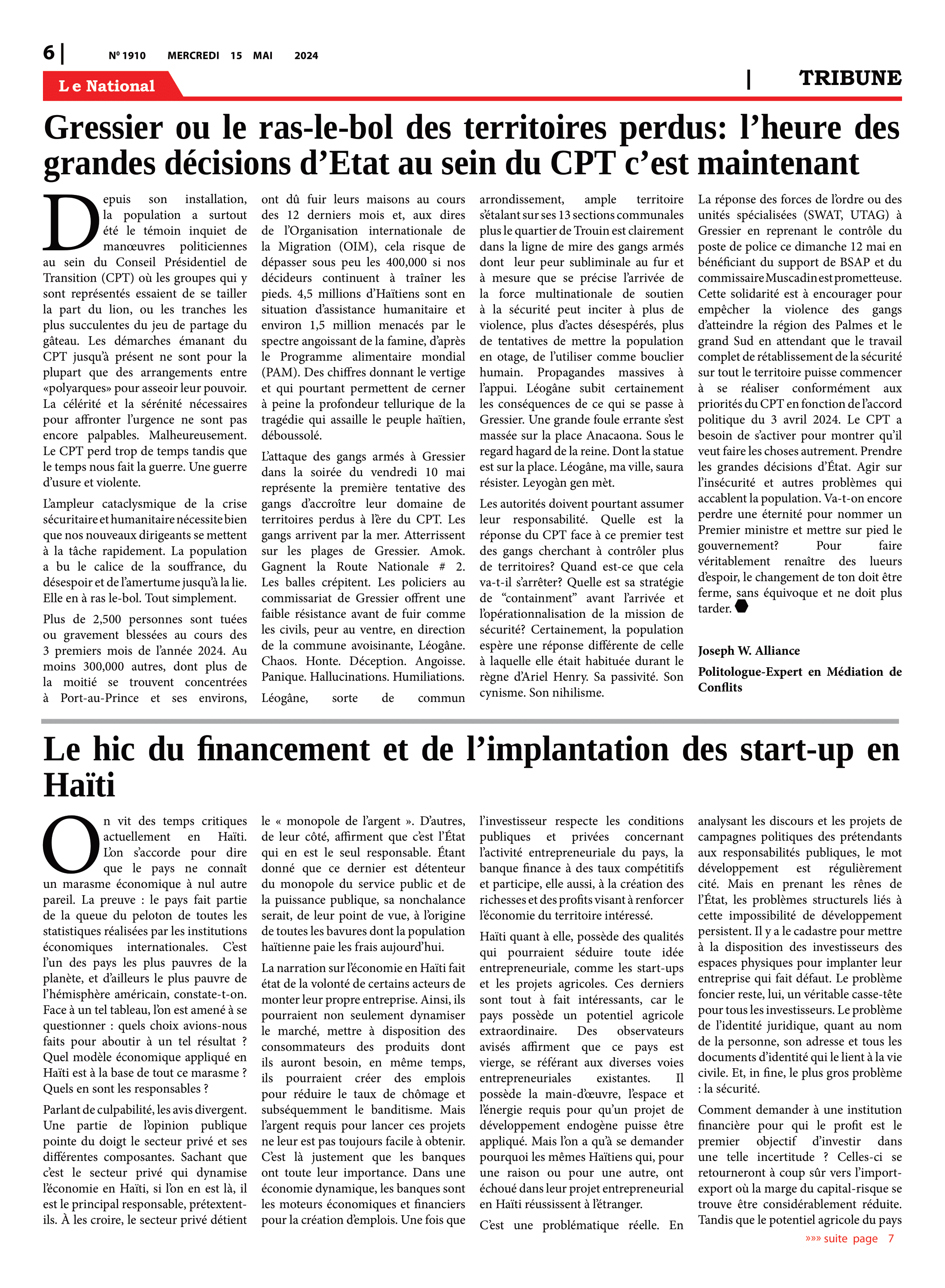 Page 6 de l'édition 1910