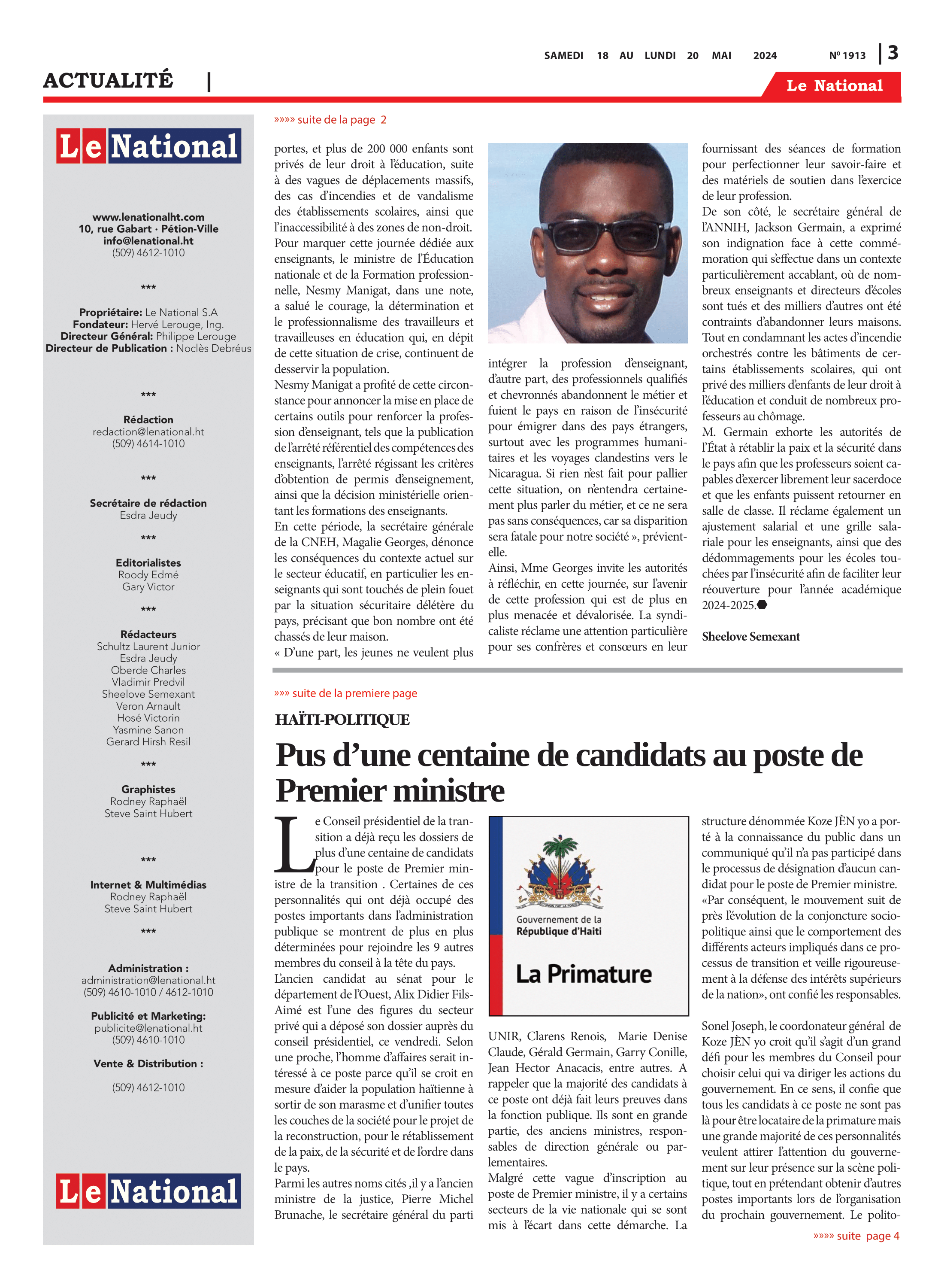 Page 3 de l'édition 1913