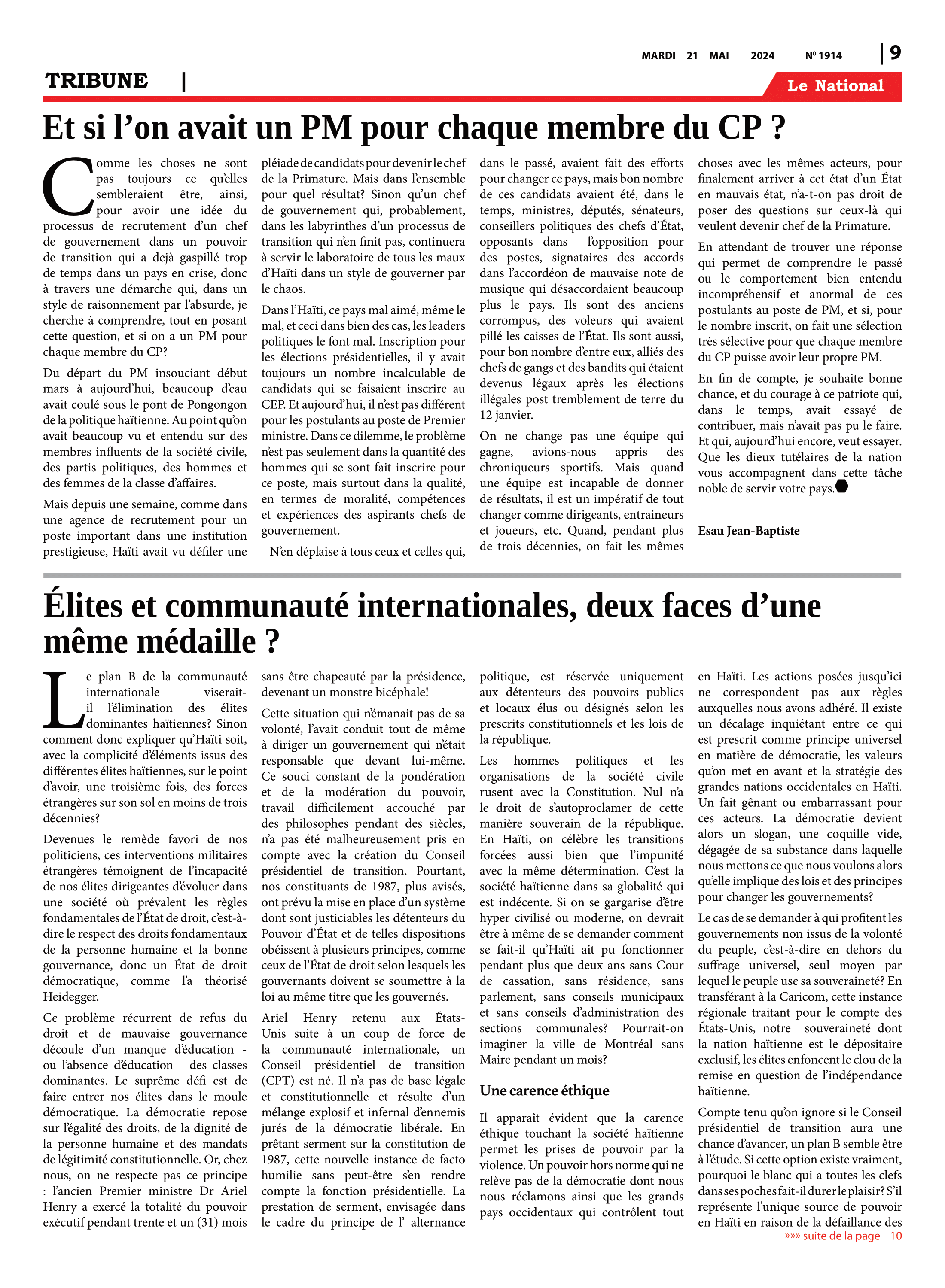 Page 9 de l'édition 1914