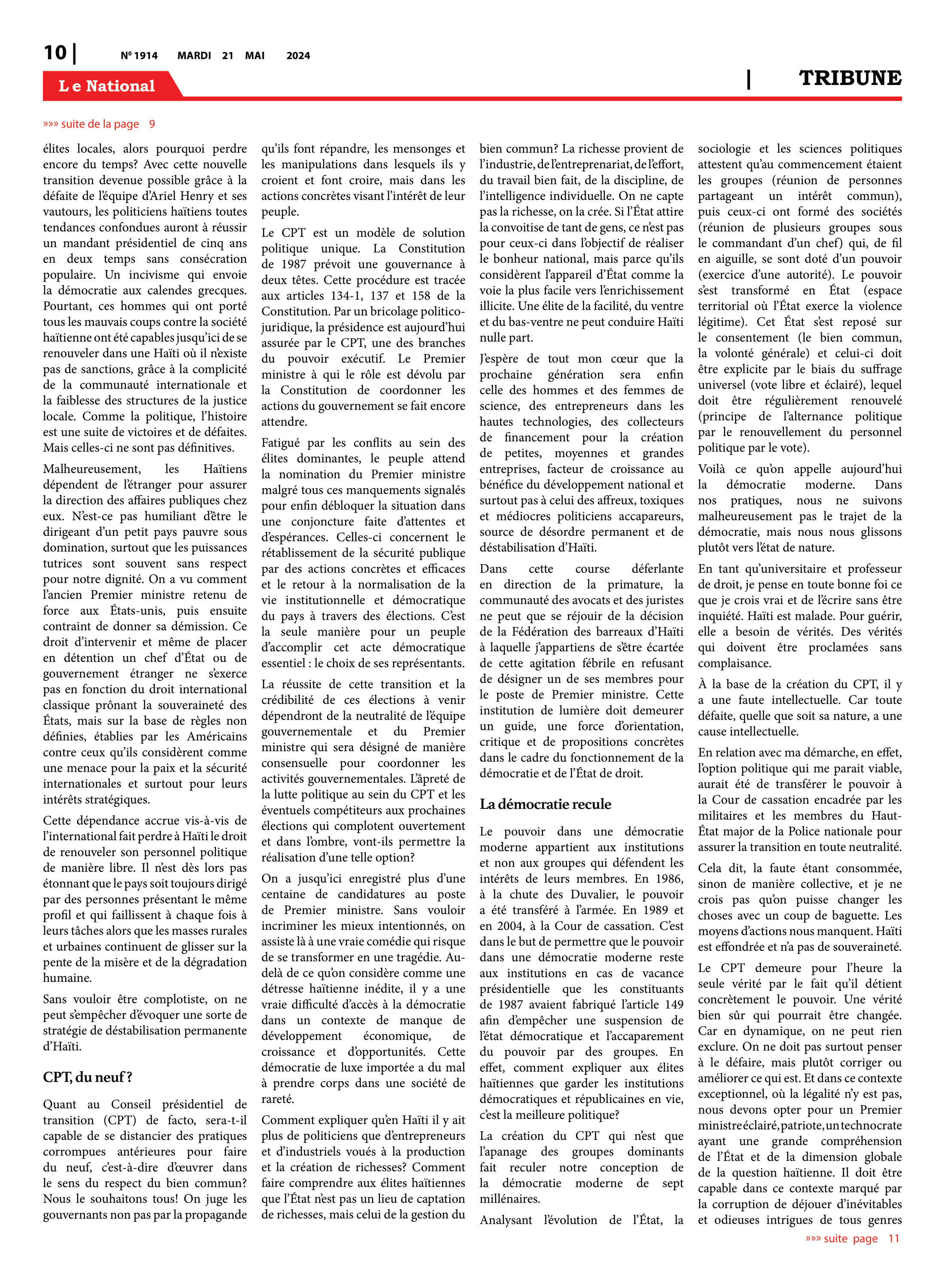 Page 10 de l'édition 1914