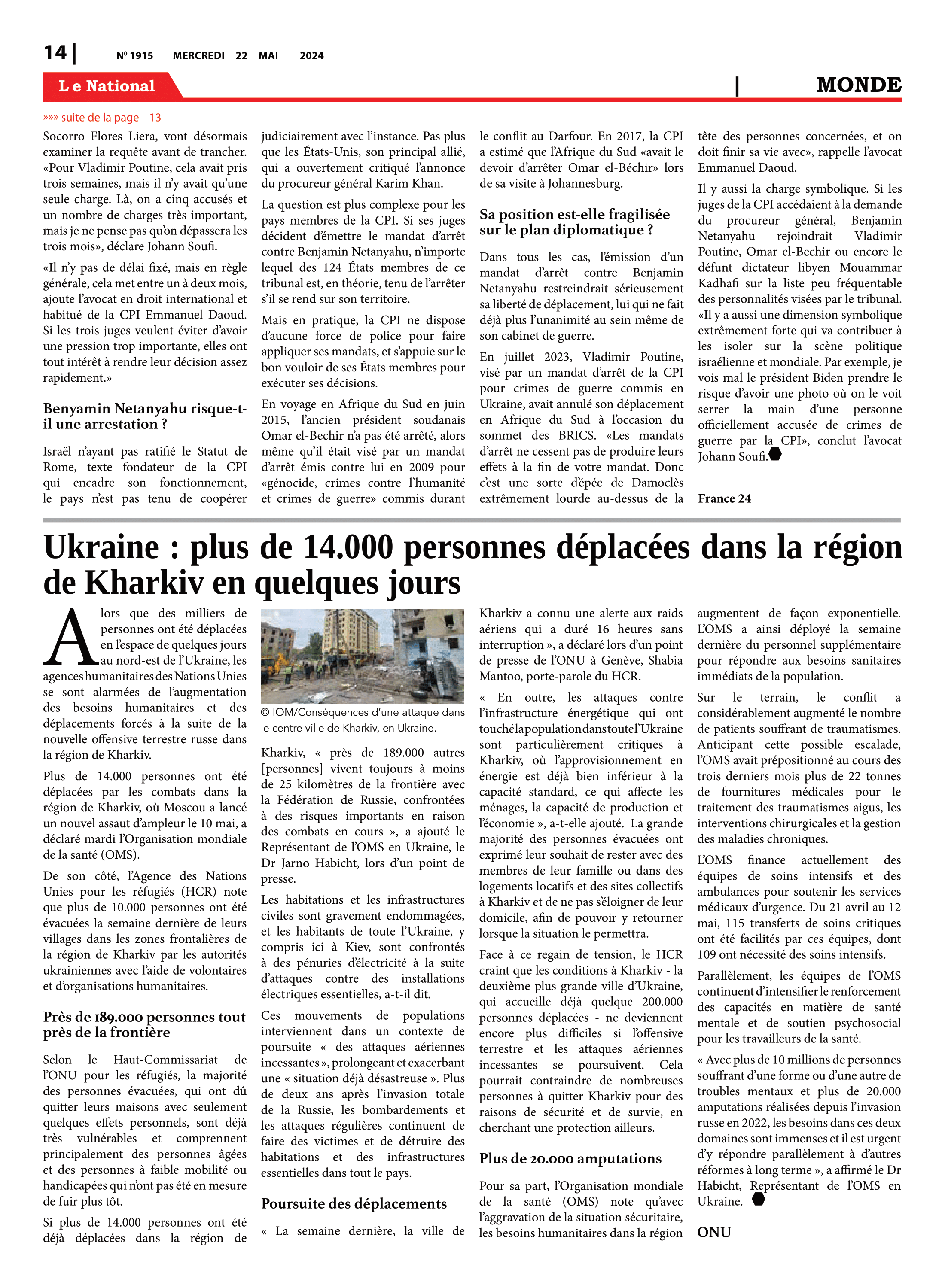 Page 14 de l'édition 1915
