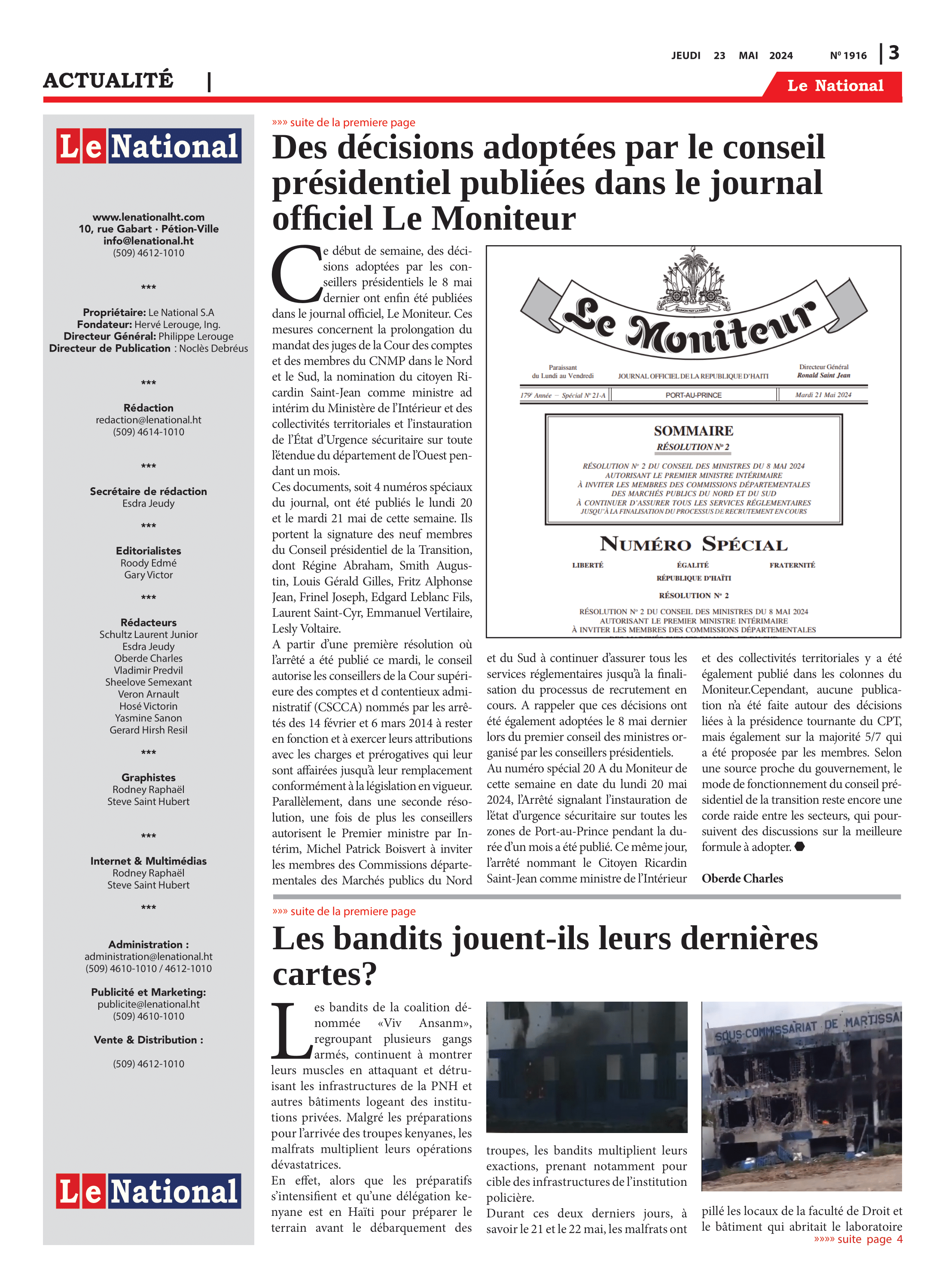 Page 3 de l'édition 1916