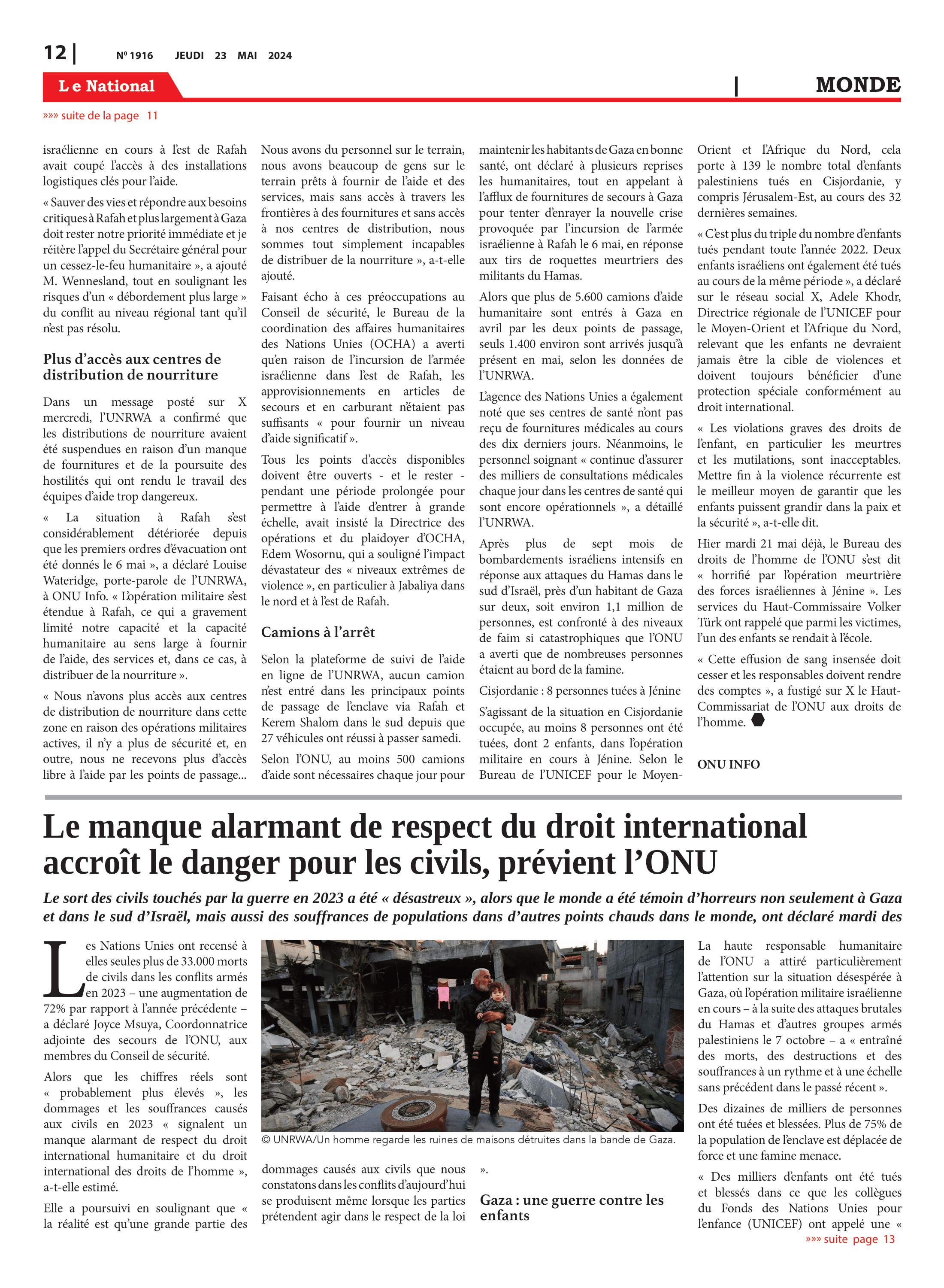 Page 12 de l'édition 1916