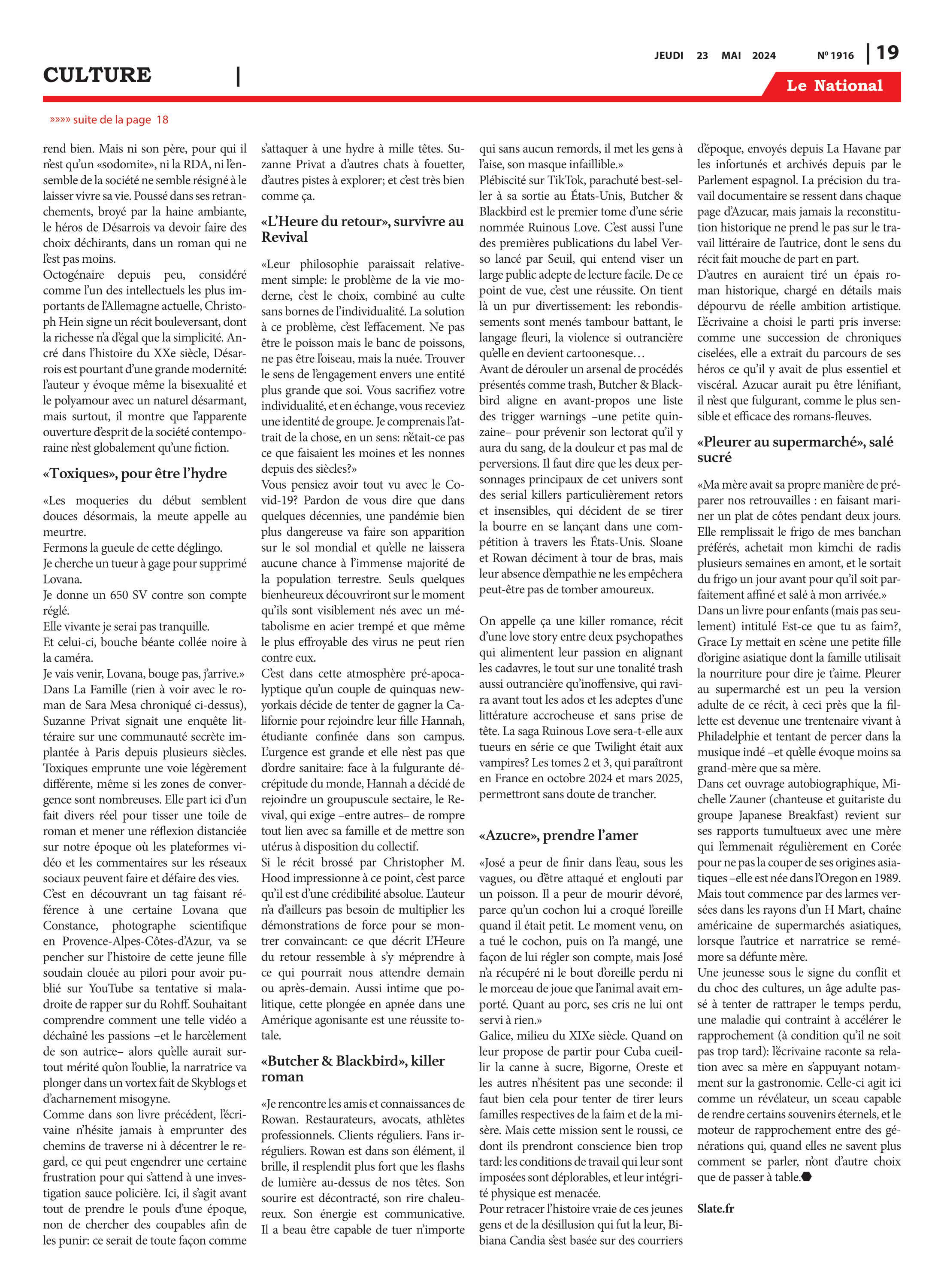 Page 19 de l'édition 1916