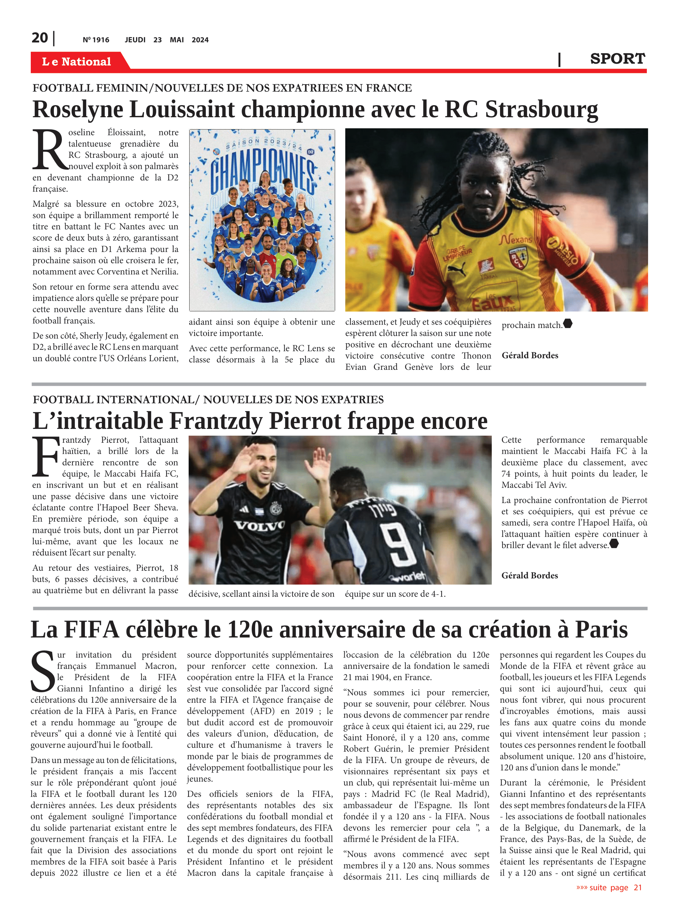 Page 20 de l'édition 1916
