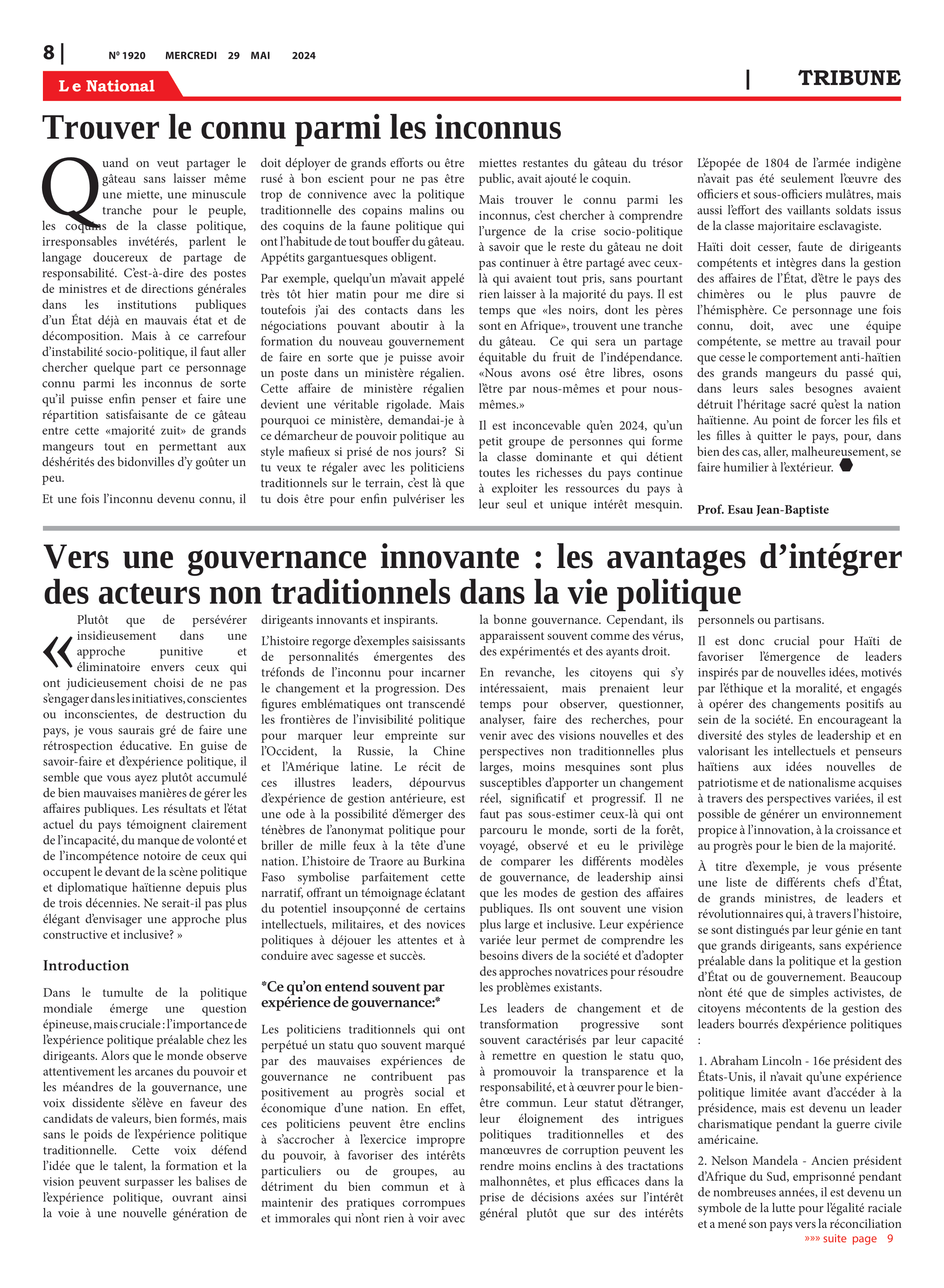 Page 8 de l'édition 1920