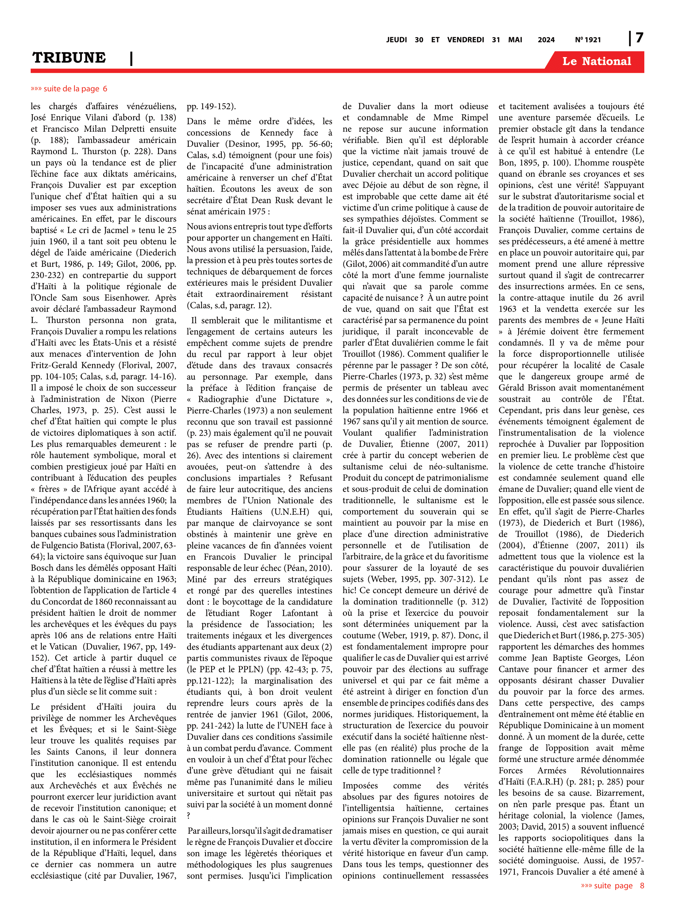Page 7 de l'édition 1921