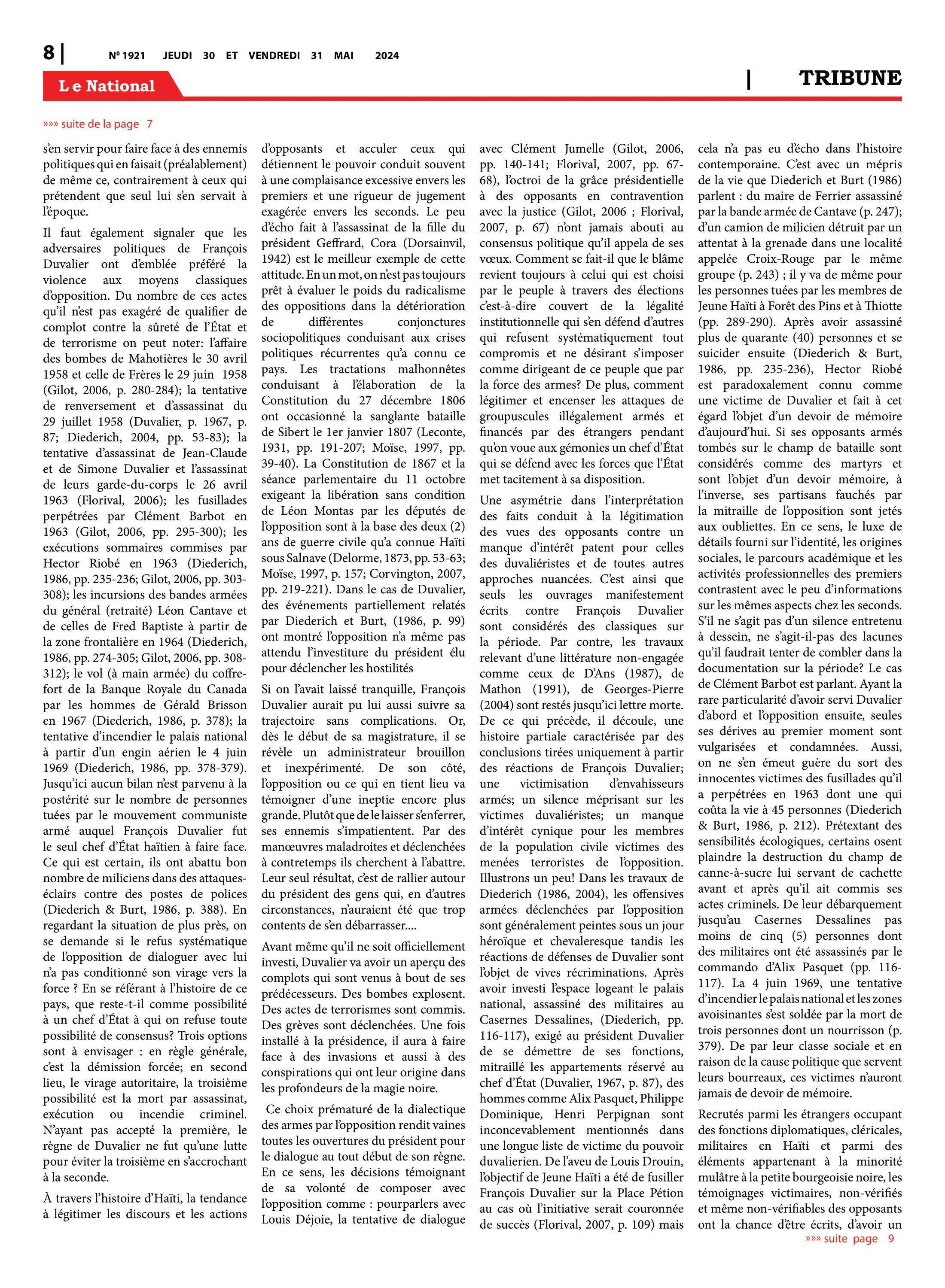 Page 8 de l'édition 1921