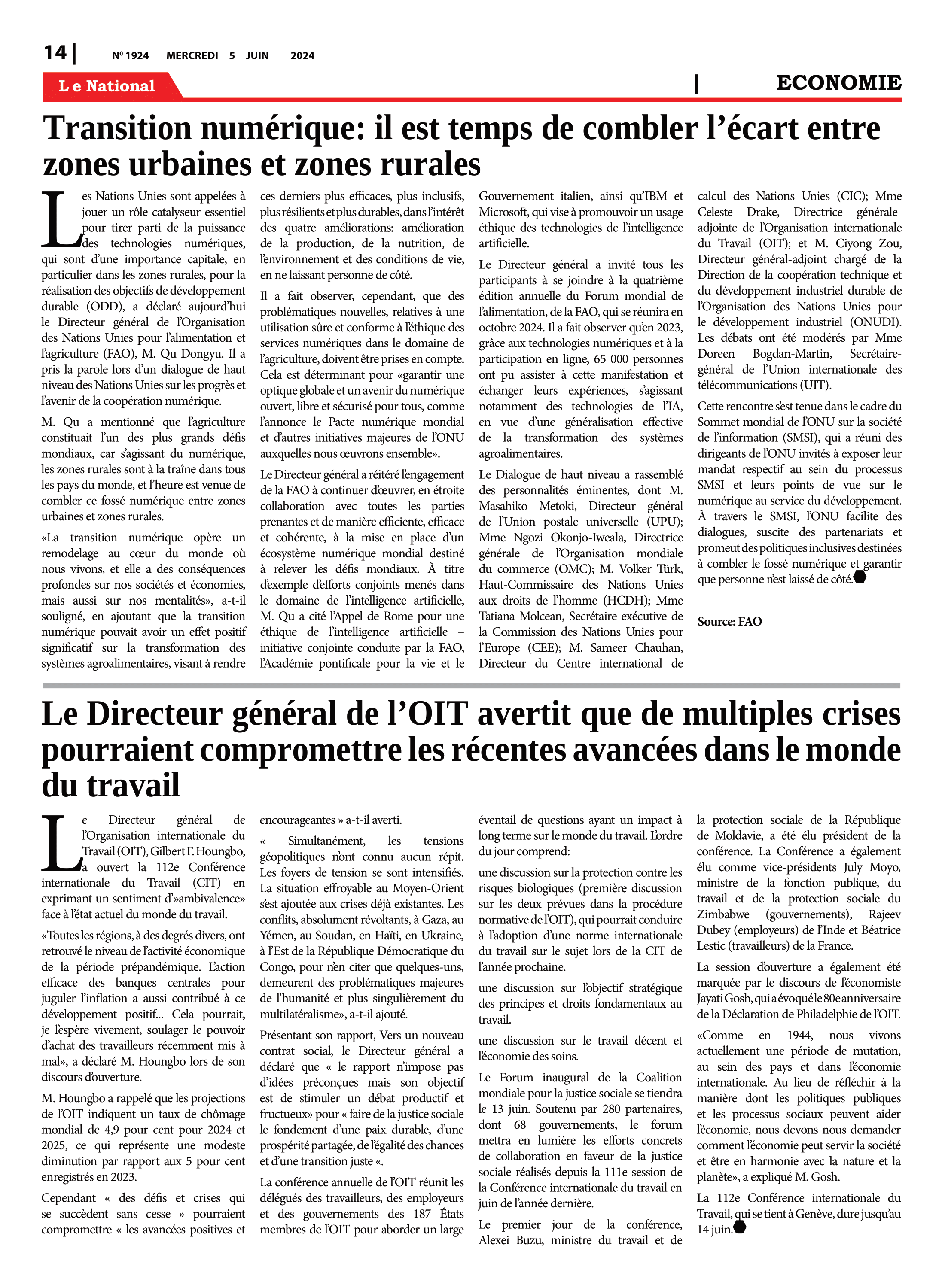 Page 14 de l'édition 1924