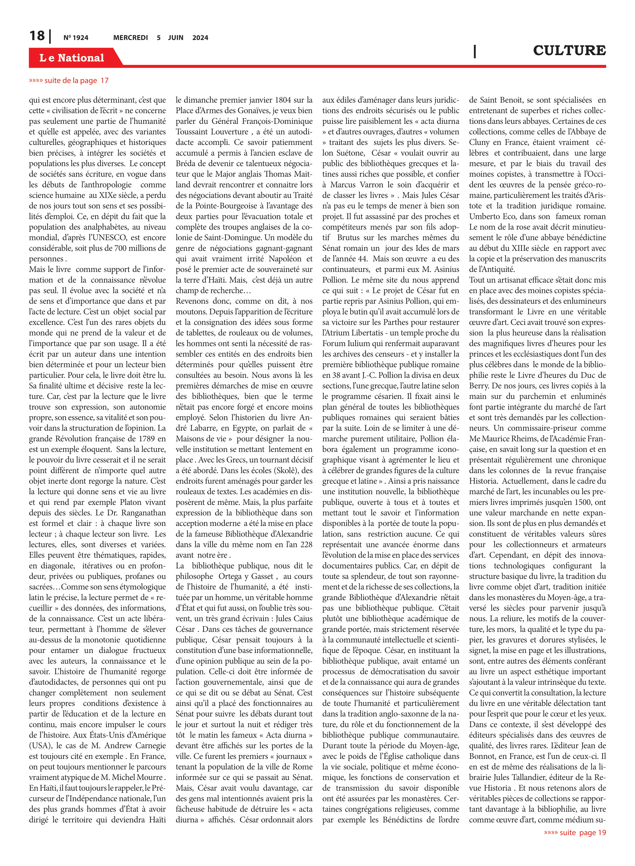 Page 18 de l'édition 1924