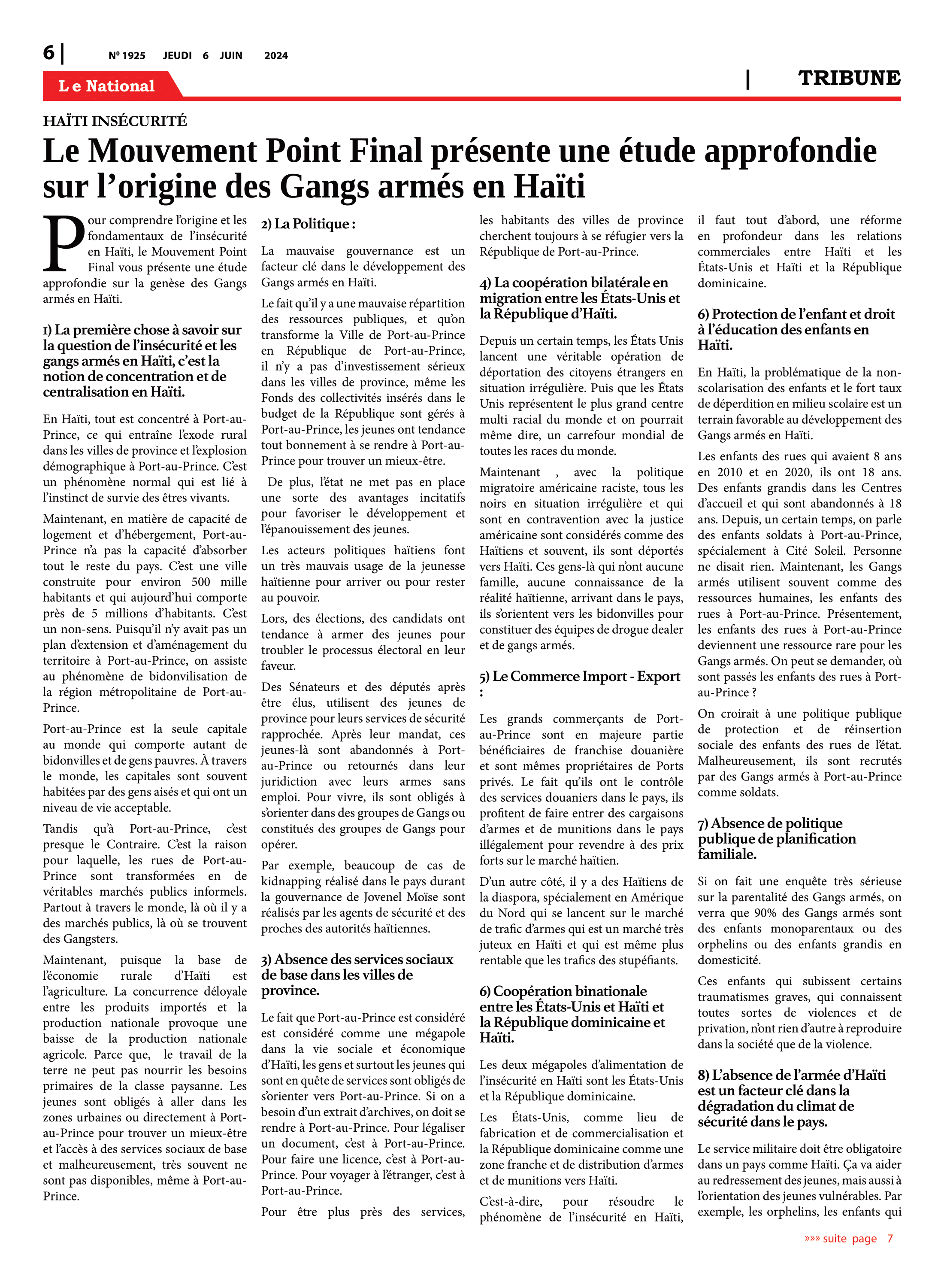 Page 6 de l'édition 1925