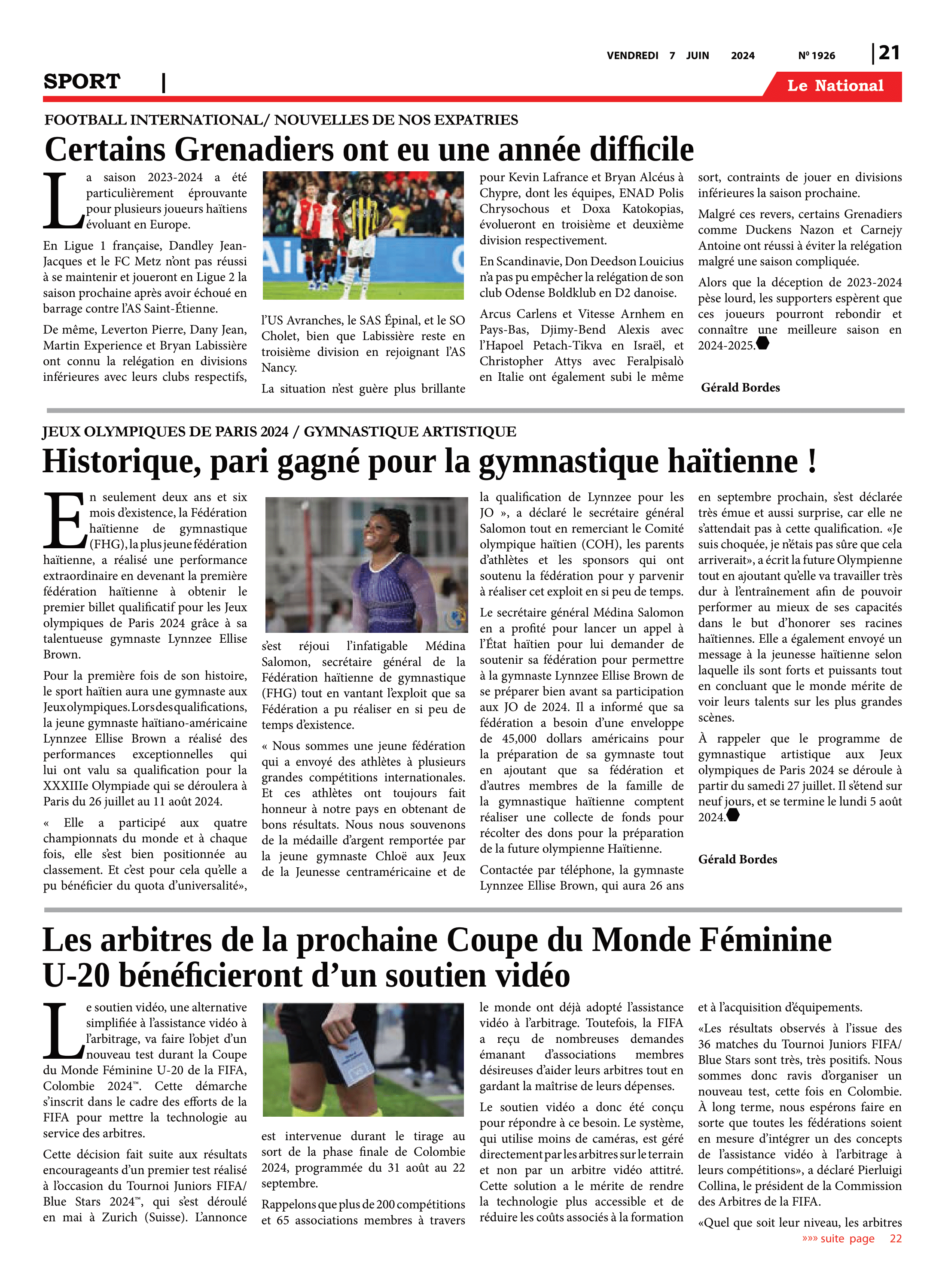 Page 21 de l'édition 1926