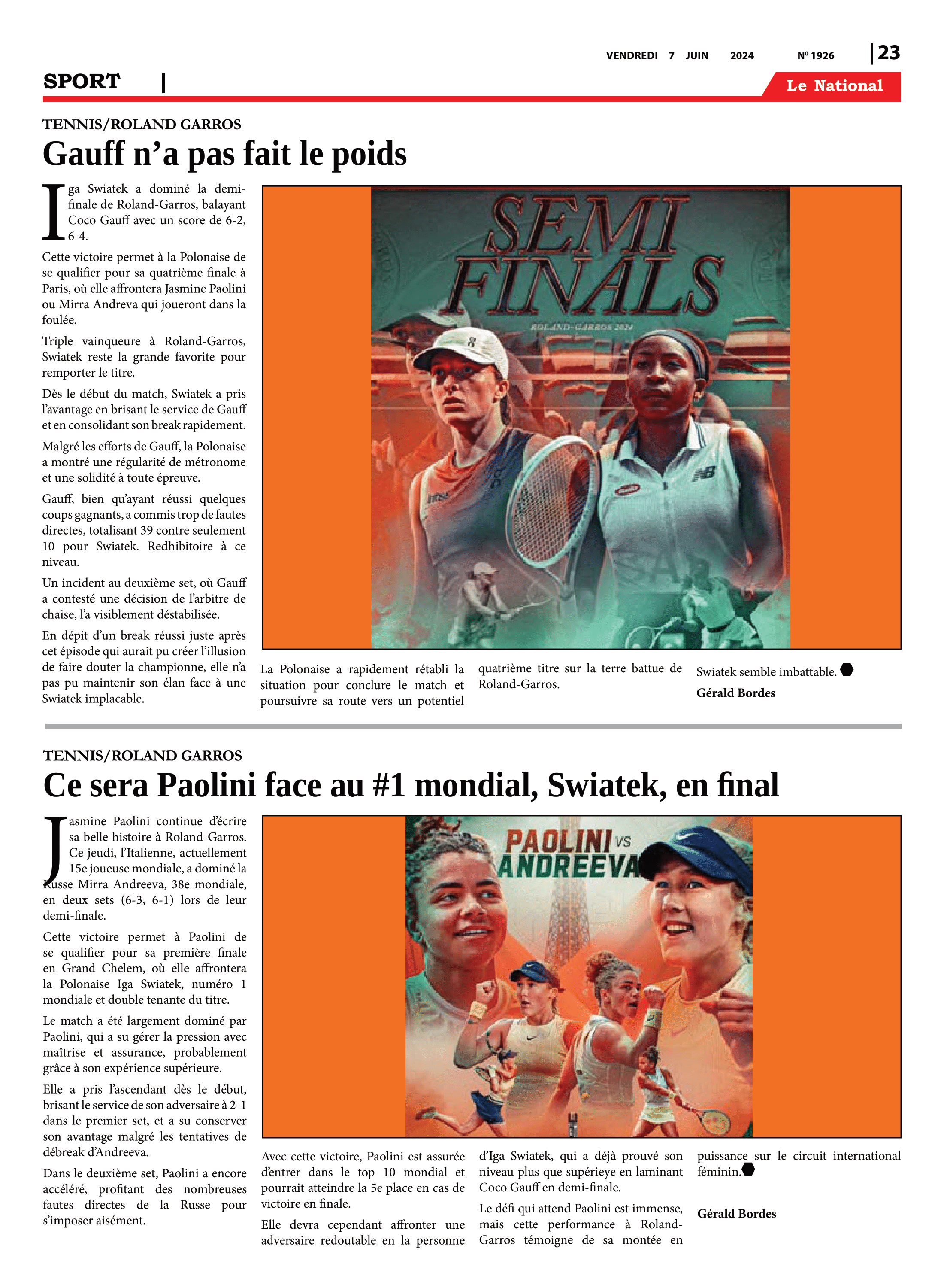 Page 23 de l'édition 1926