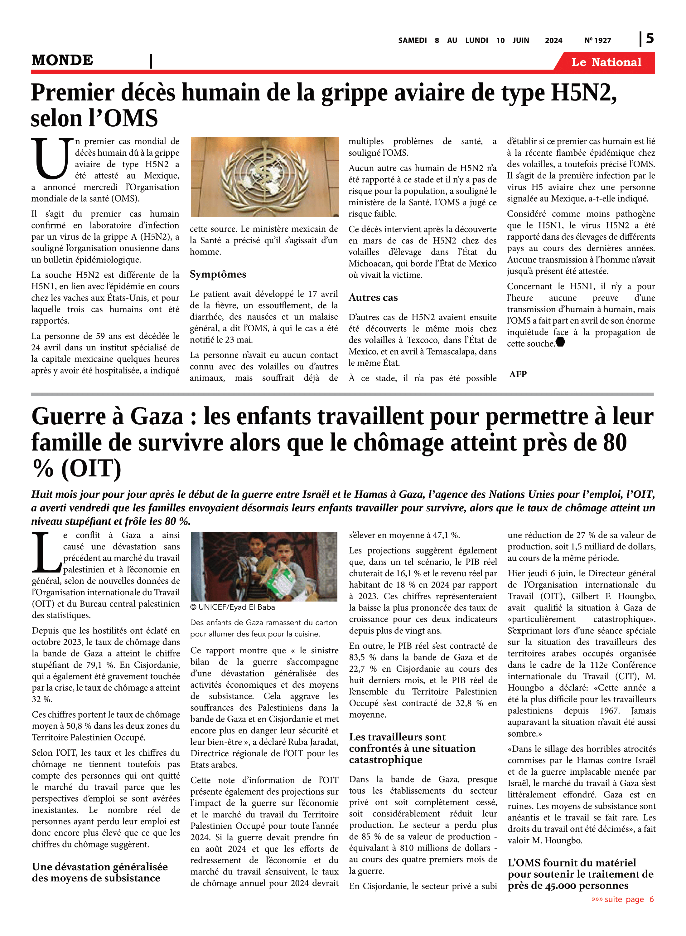 Page 5 de l'édition 1927