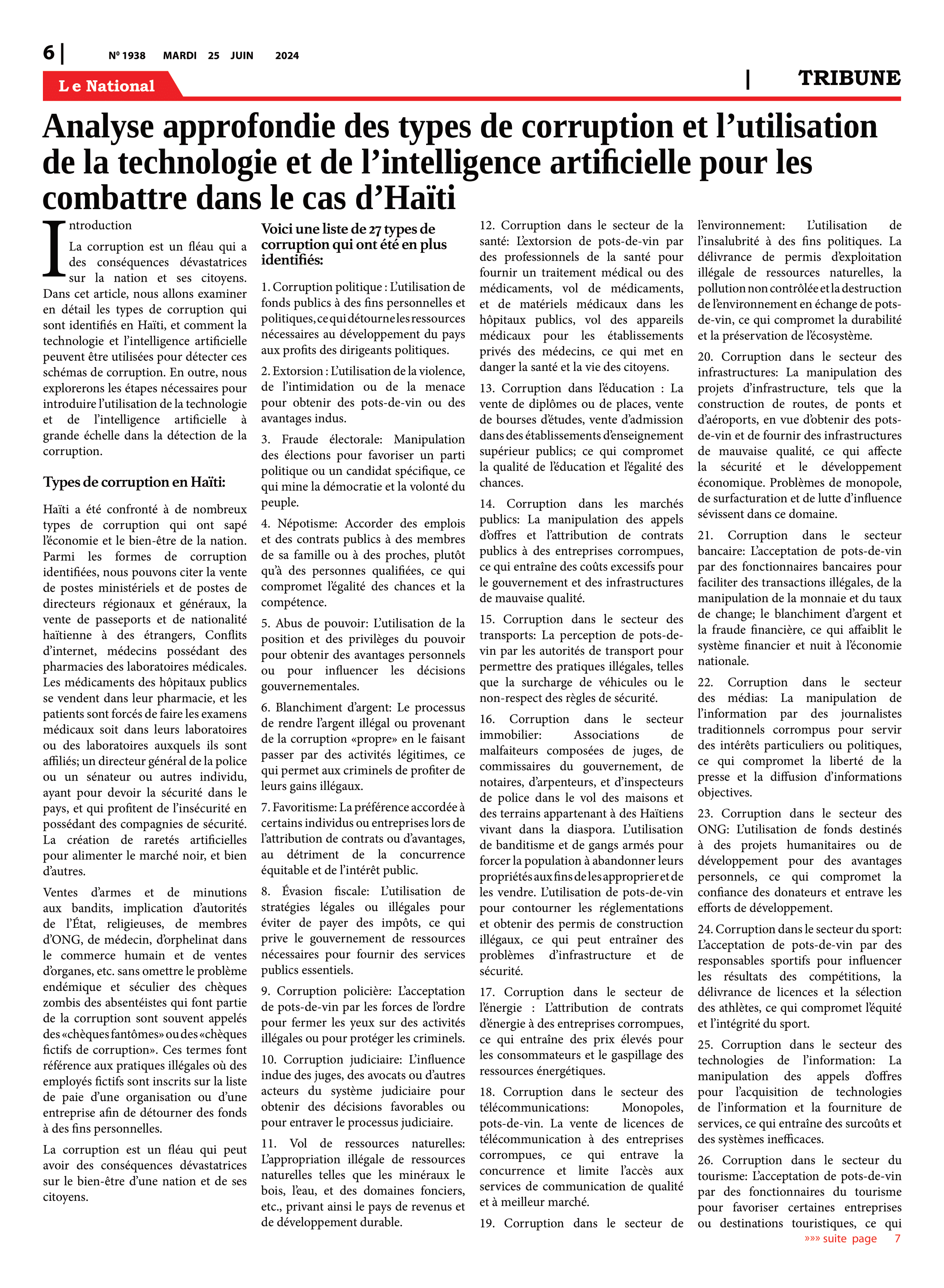 Page 6 de l'édition 1938