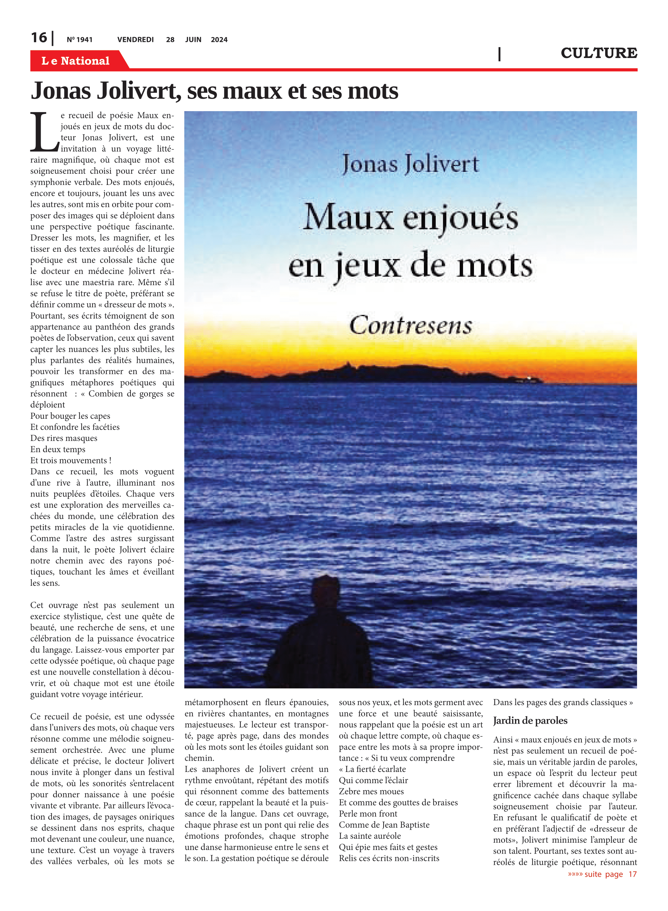 Page 16 de l'édition 1941