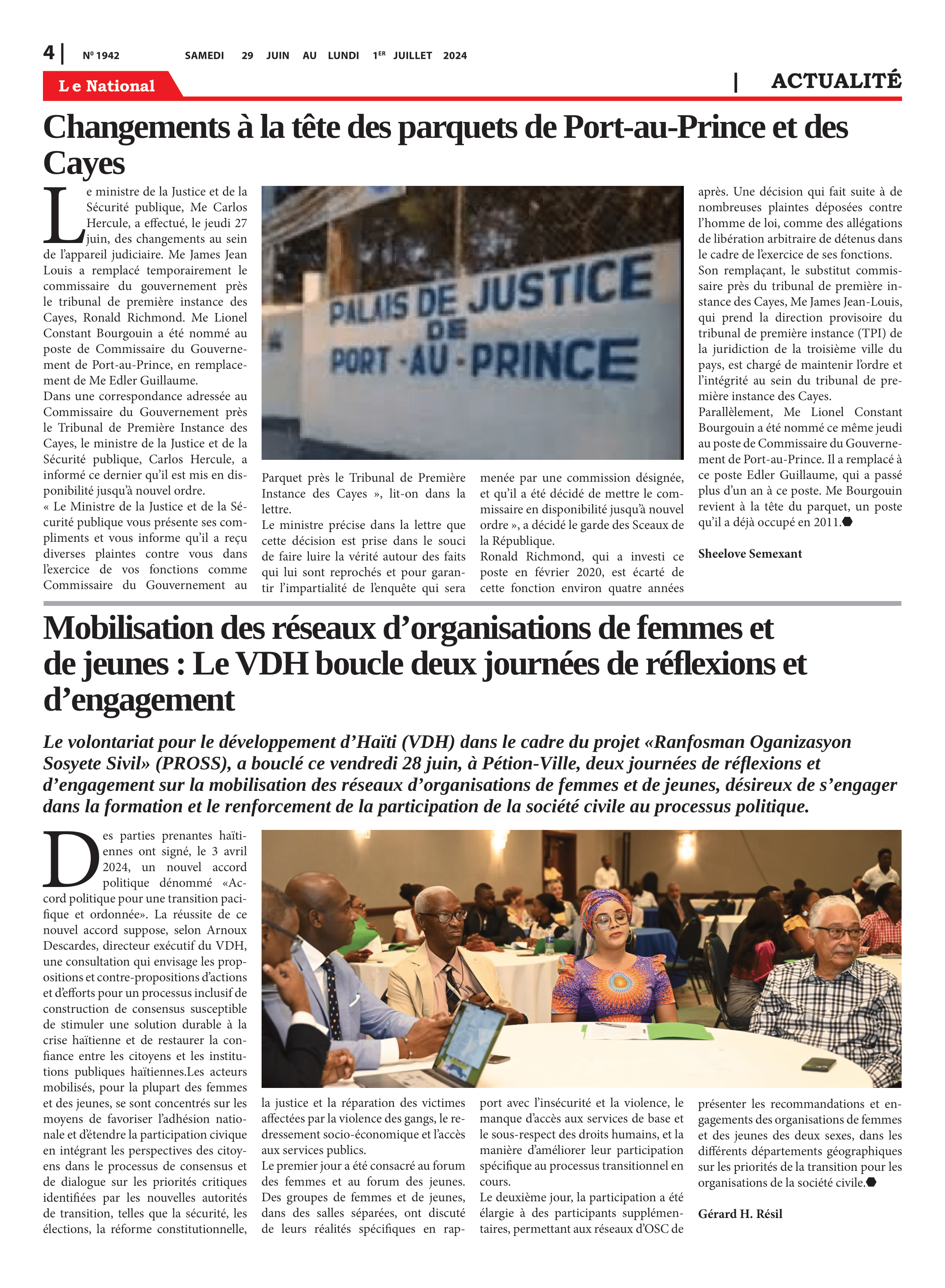 Page 4 de l'édition 1942