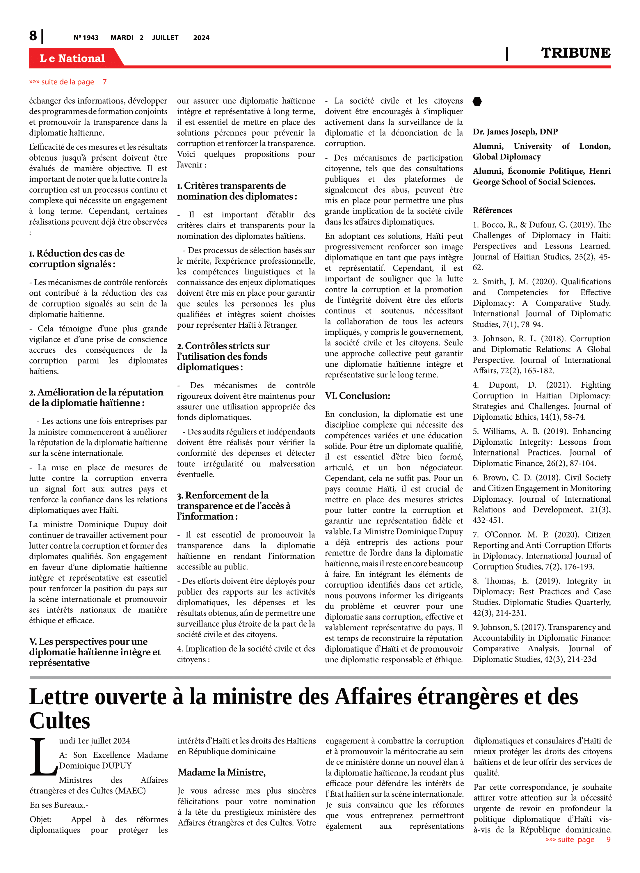 Page 8 de l'édition 1943