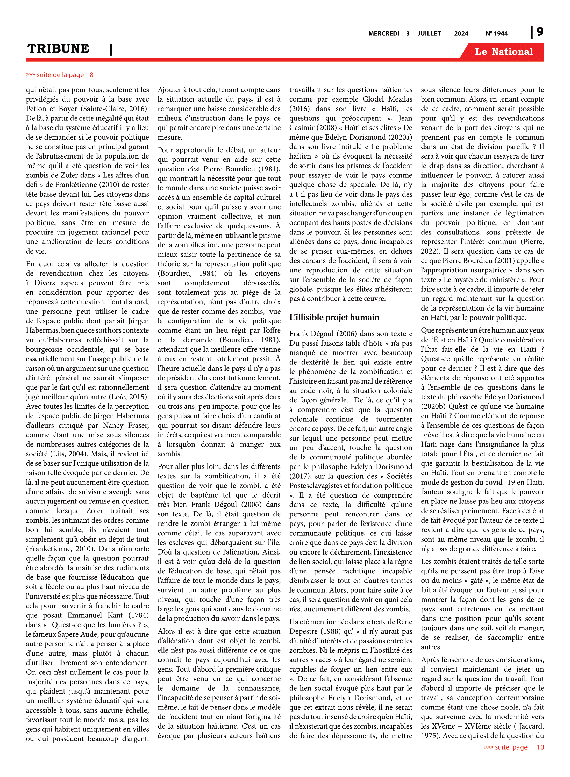 Page 9 de l'édition 1944