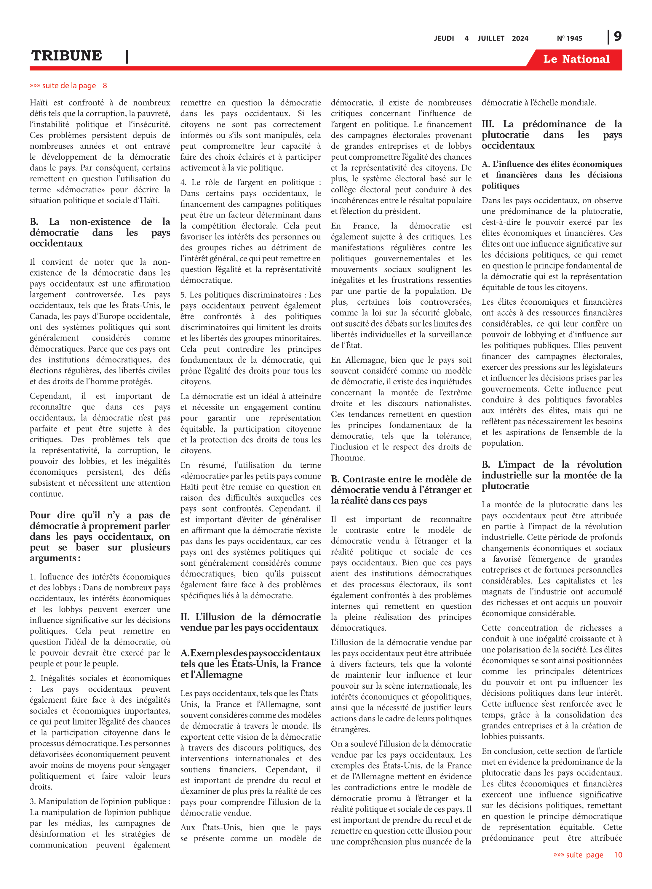 Page 9 de l'édition 1945