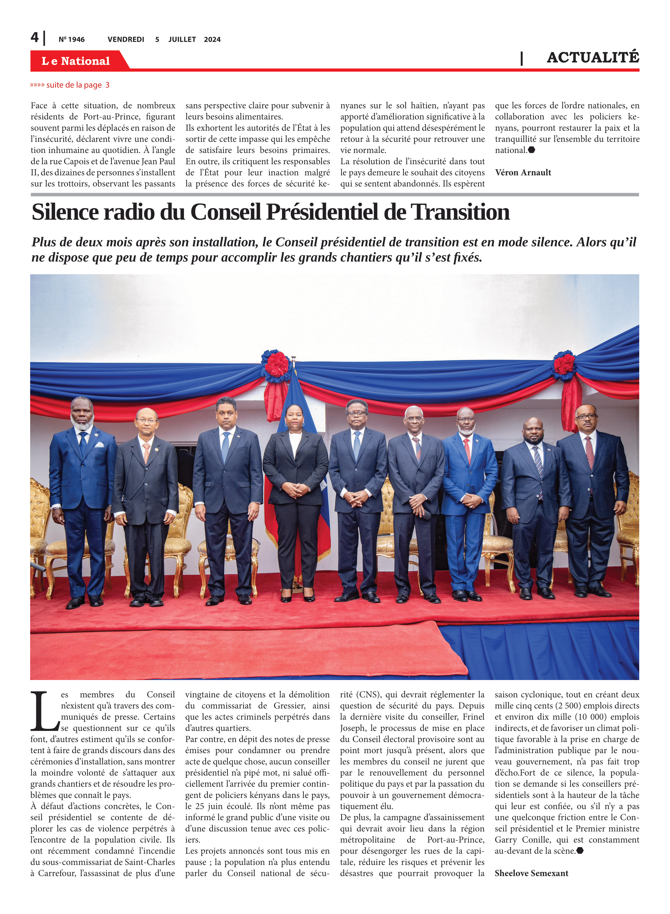 Page 4 de l'édition 1946