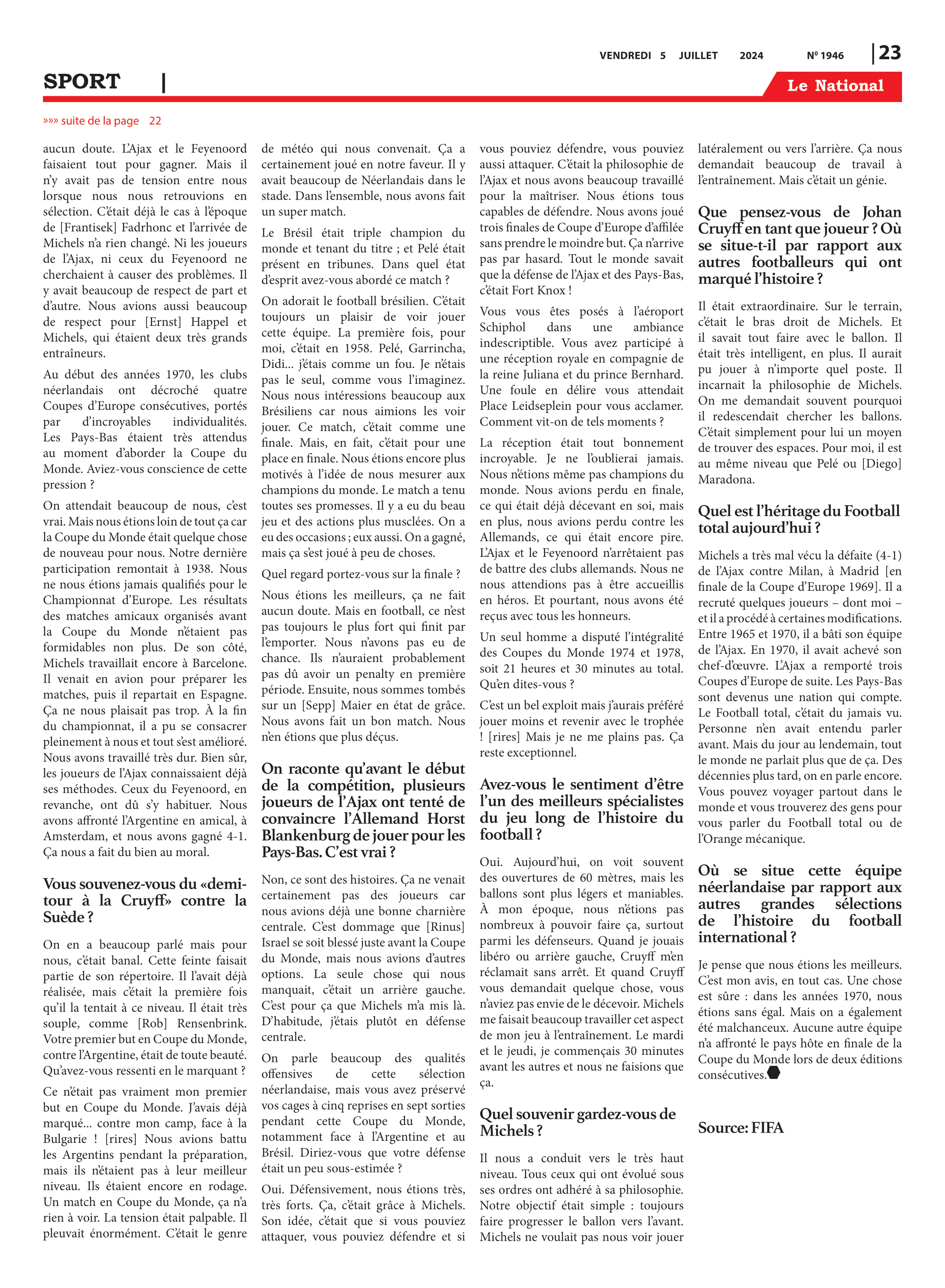 Page 23 de l'édition 1946