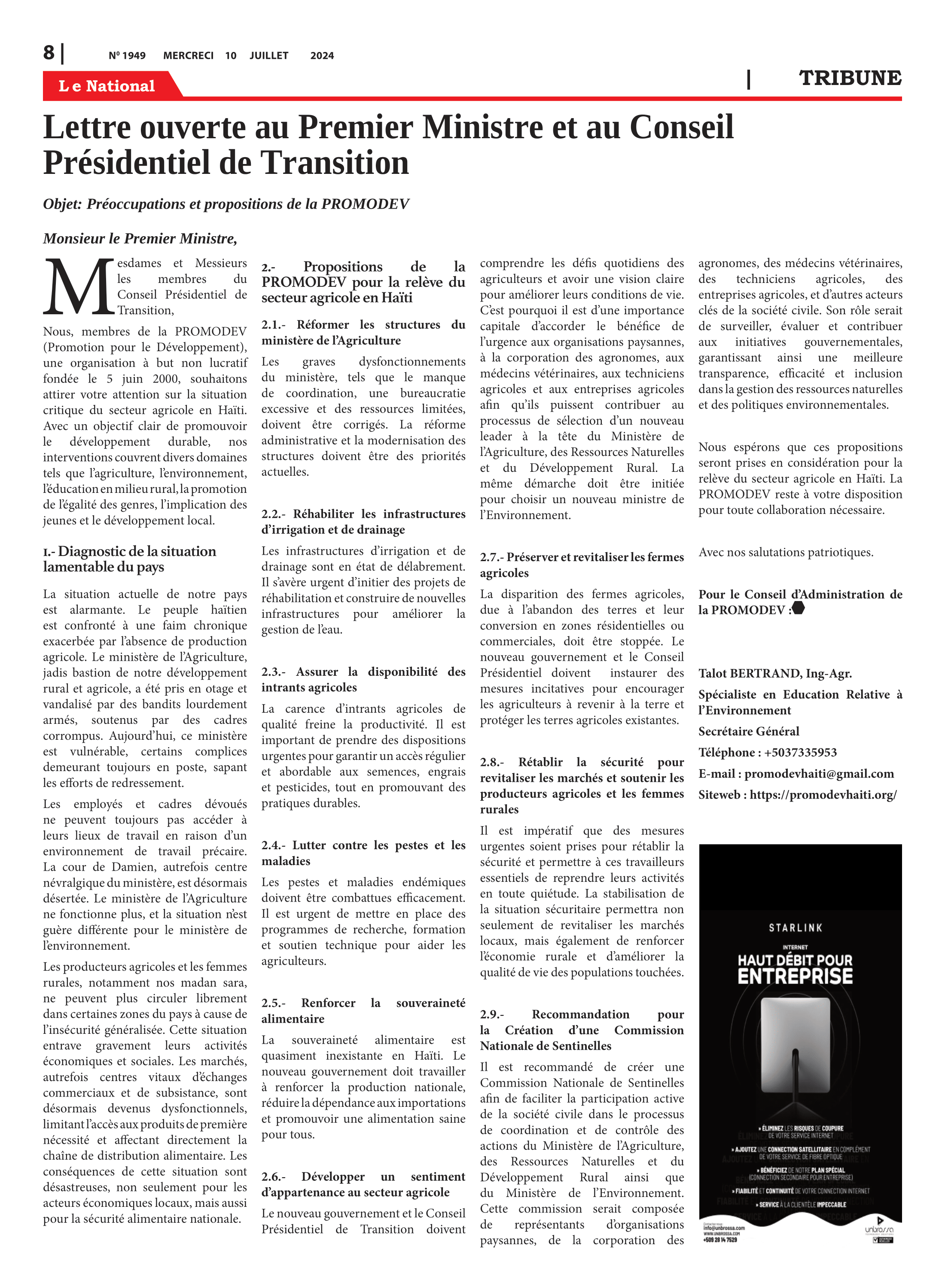 Page 8 de l'édition 1949