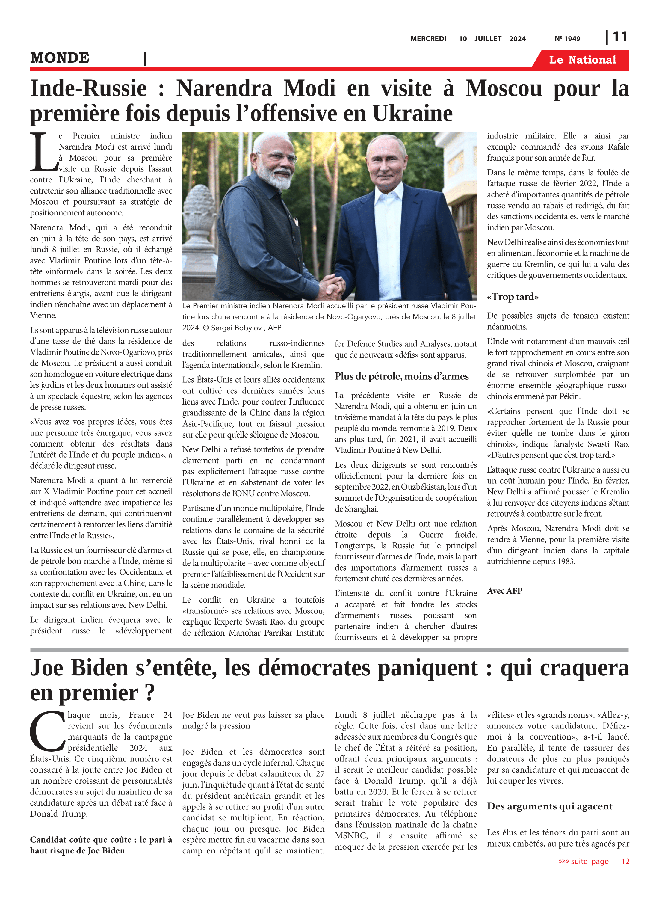 Page 11 de l'édition 1949
