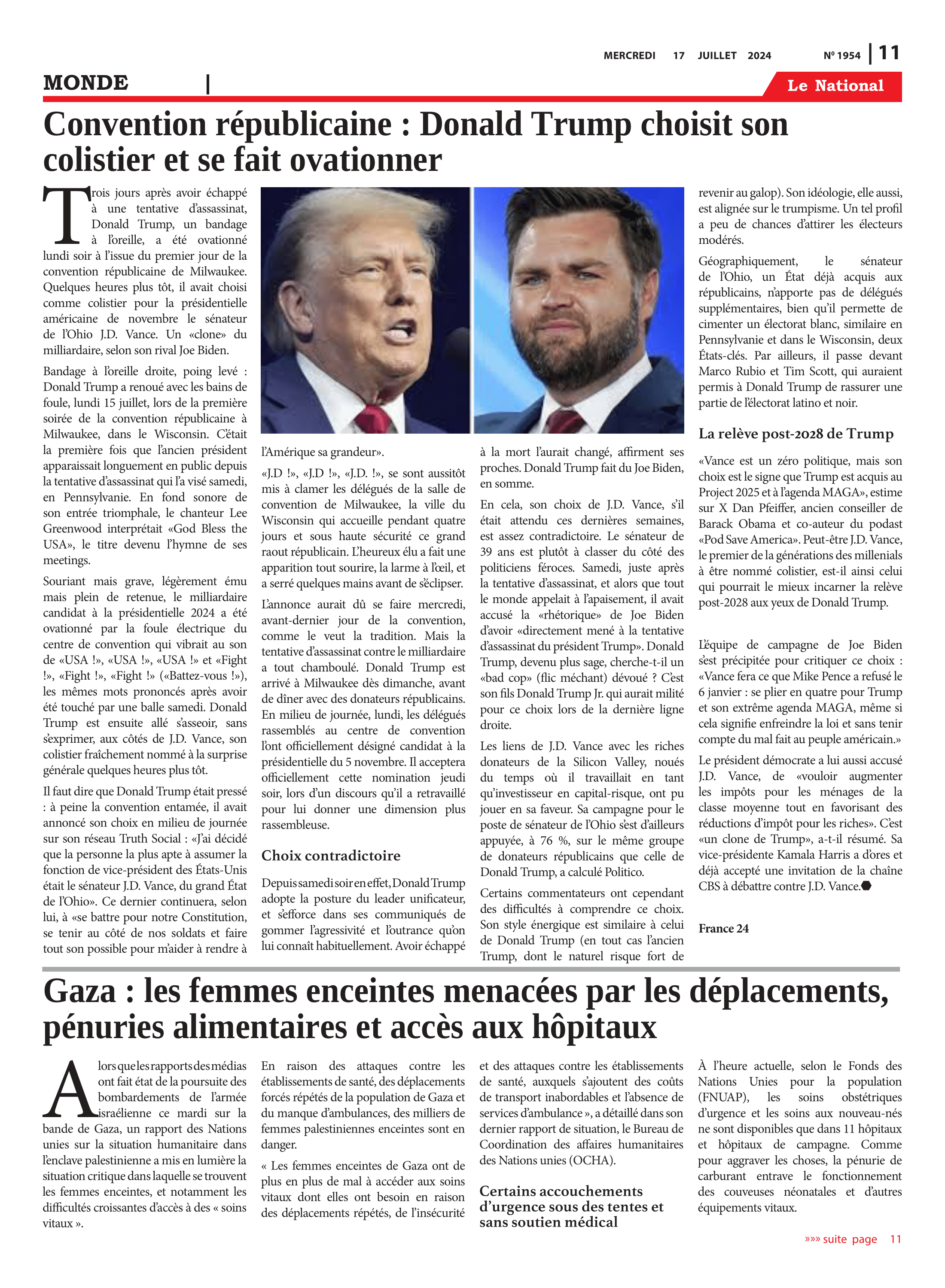 Page 11 de l'édition 1954