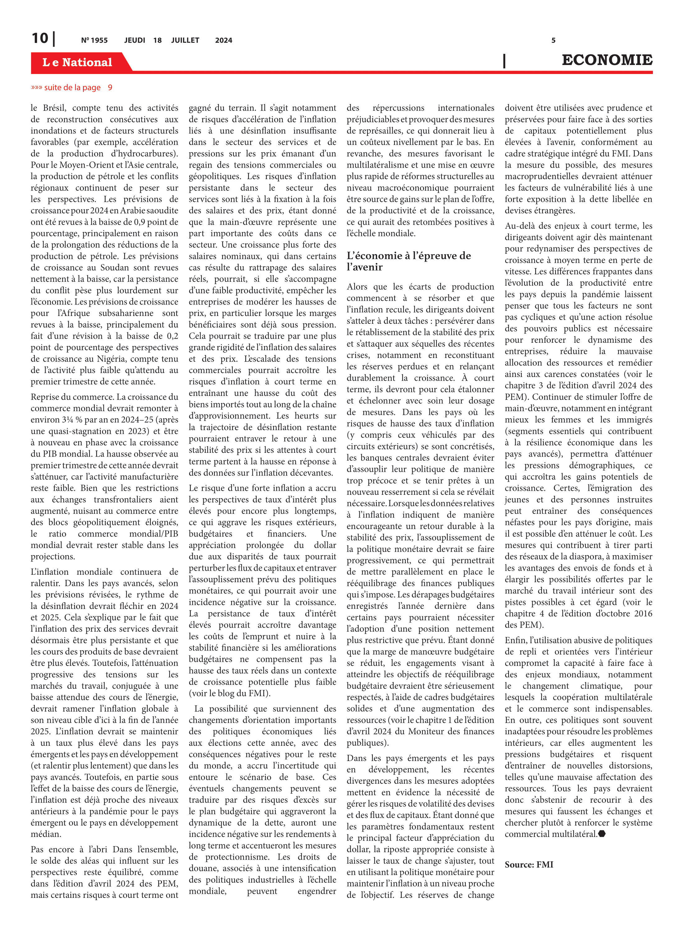 Page 10 de l'édition 1955