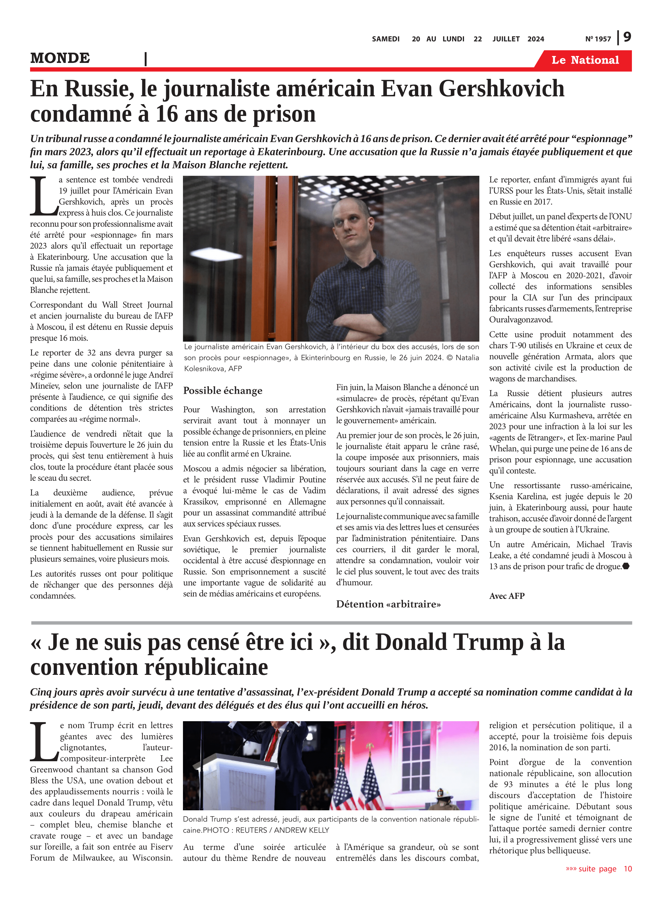 Page 10 de l'édition 1957