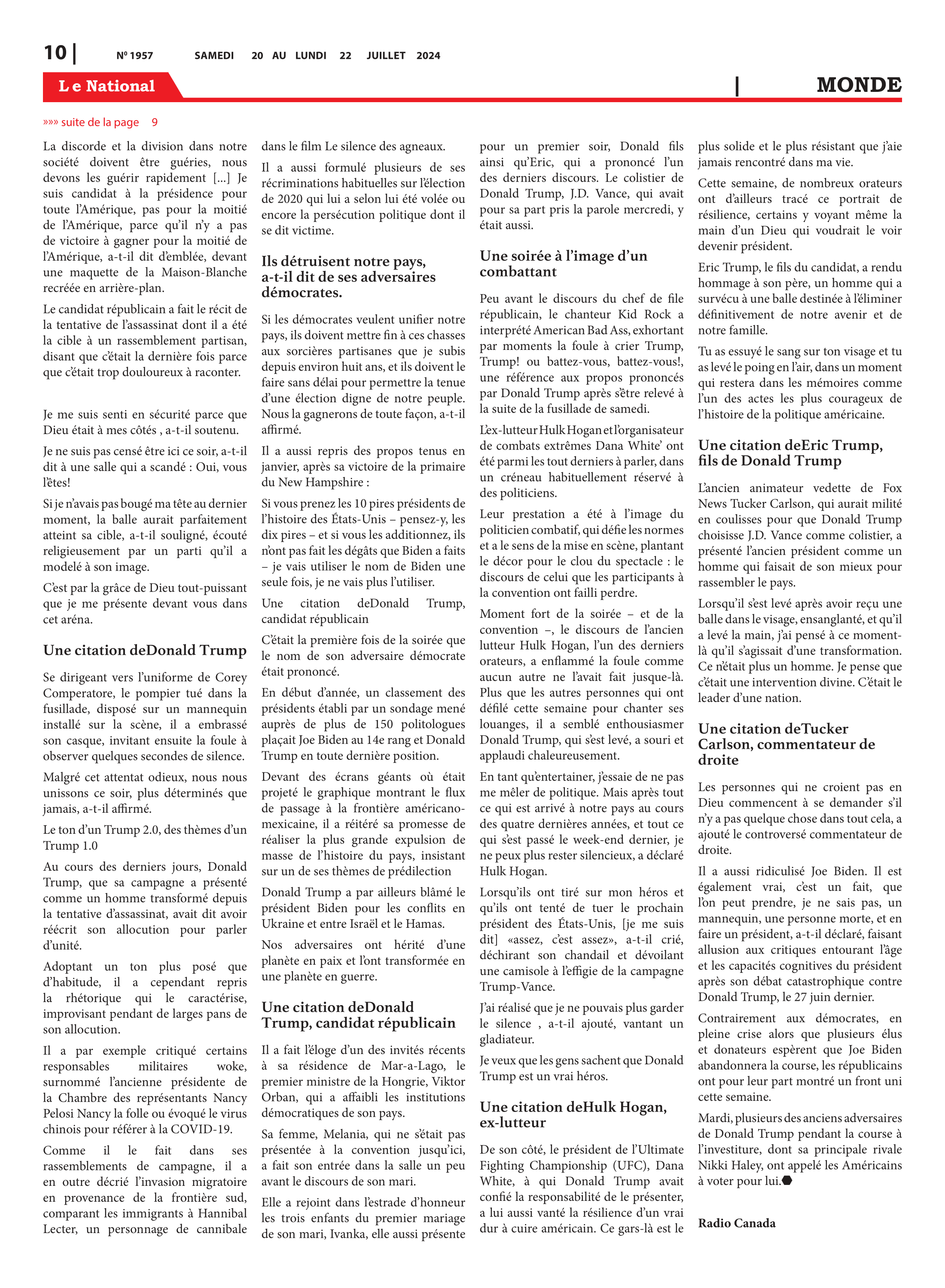 Page 11 de l'édition 1957