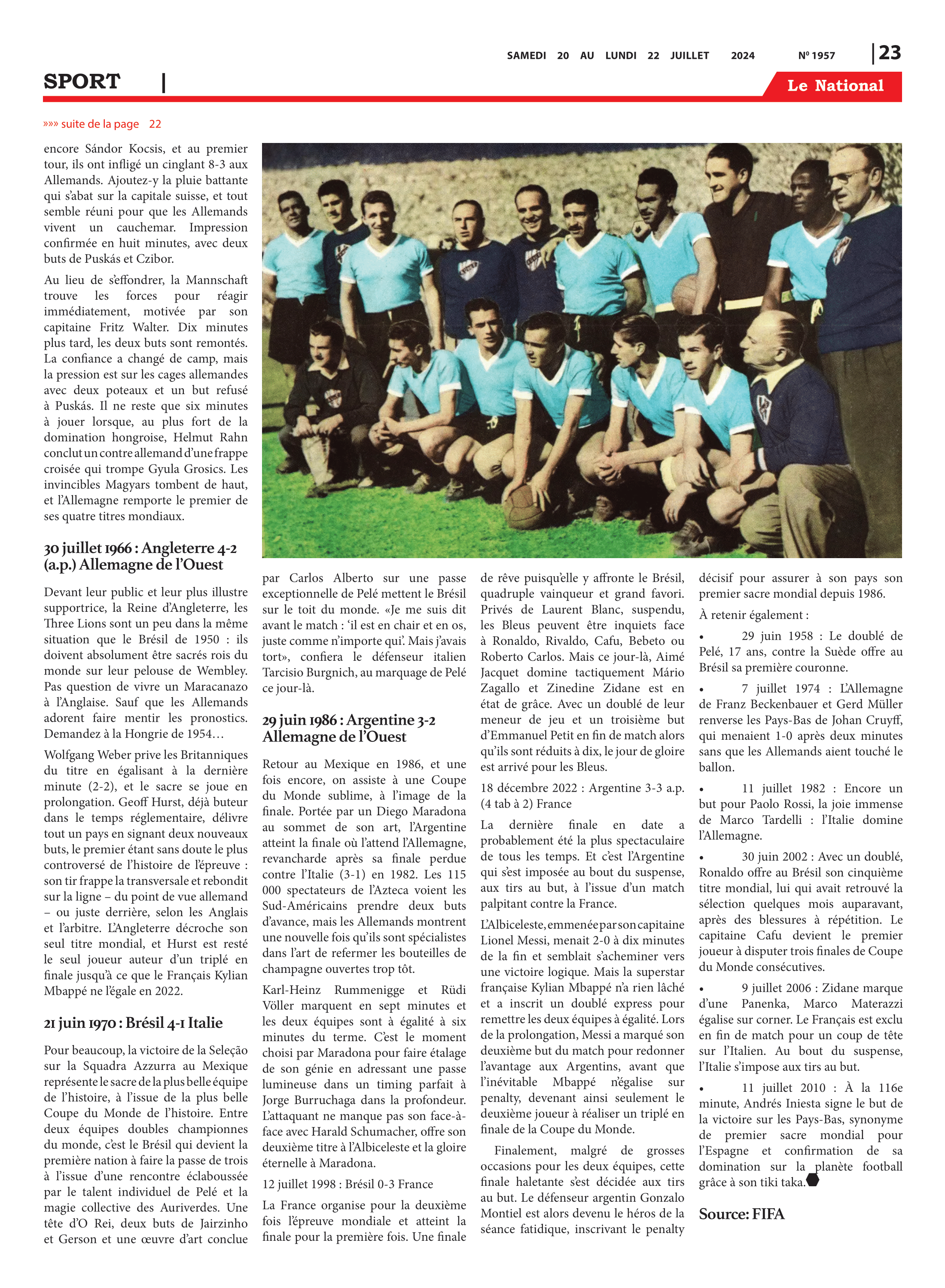 Page 23 de l'édition 1957