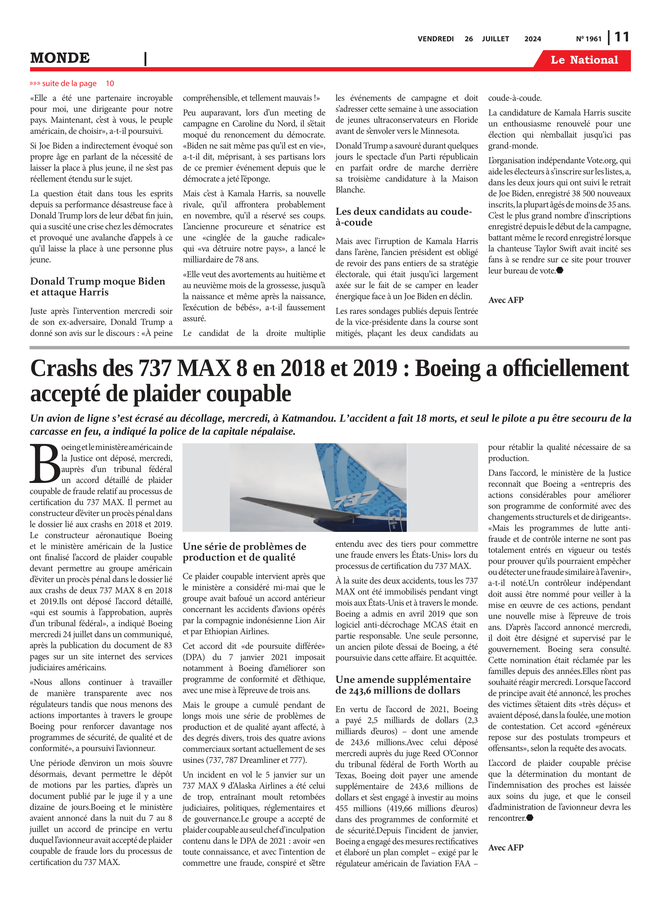 Page 11 de l'édition 1961