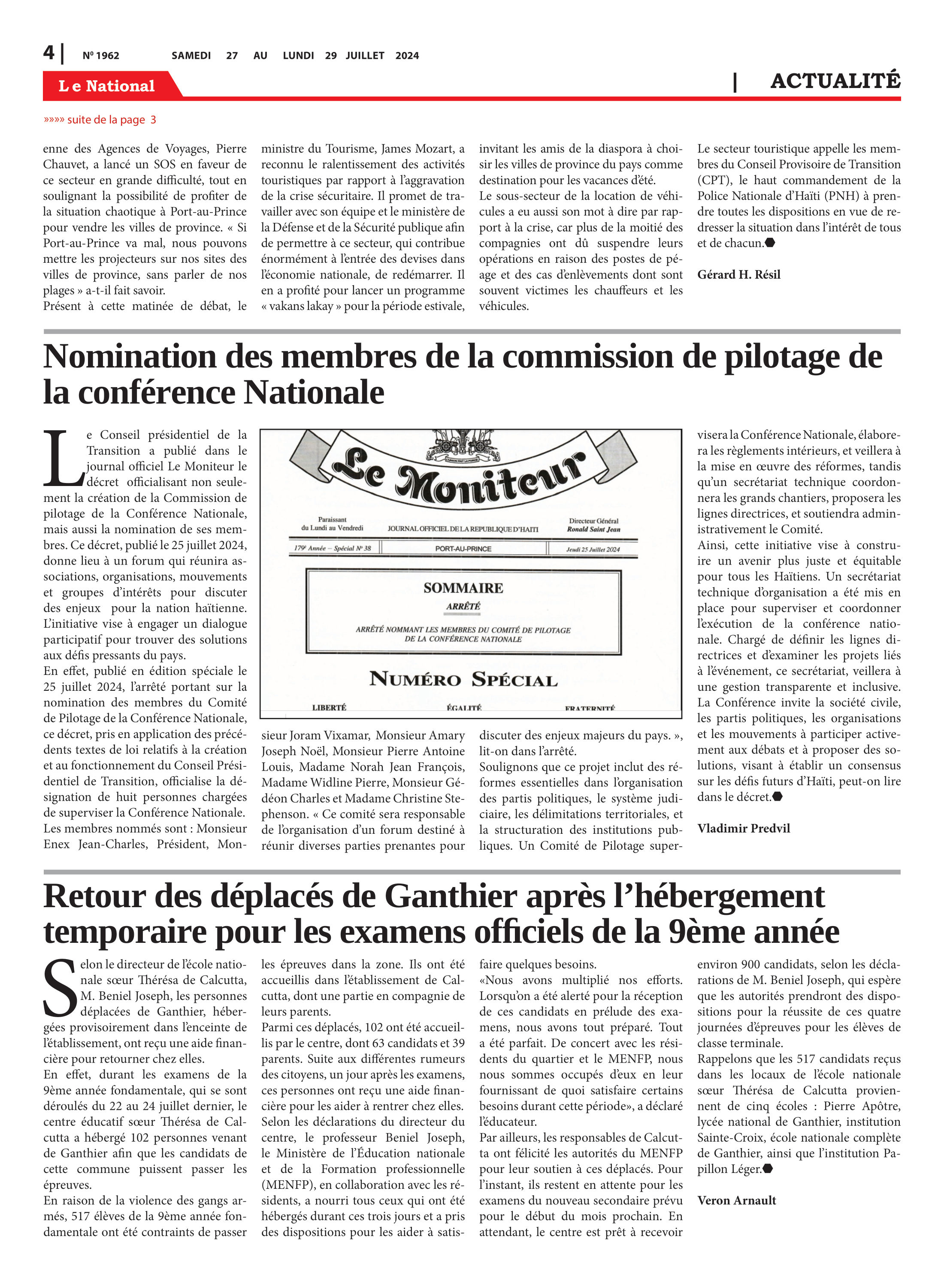Page 4 de l'édition 1962