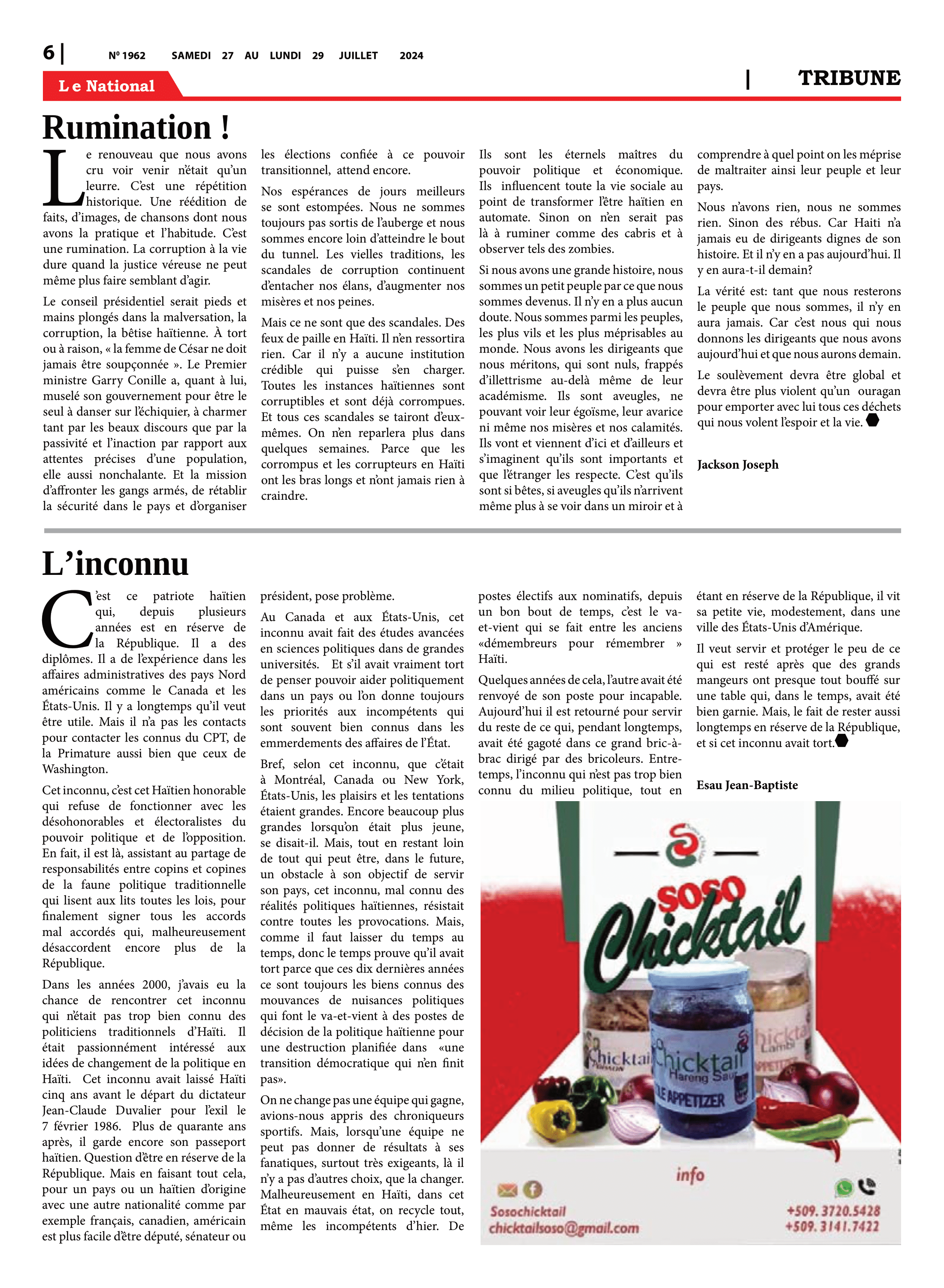 Page 6 de l'édition 1962