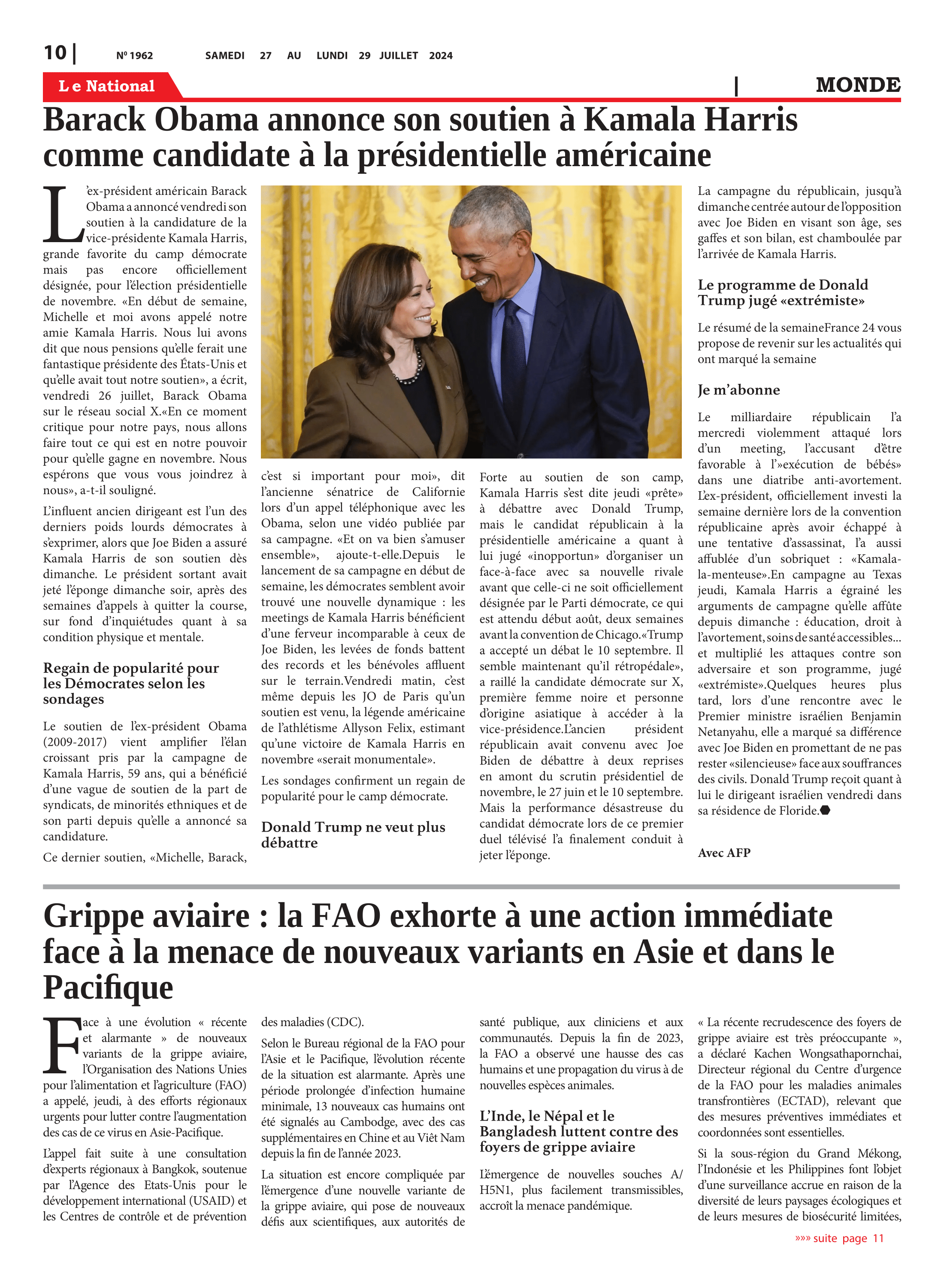 Page 10 de l'édition 1962