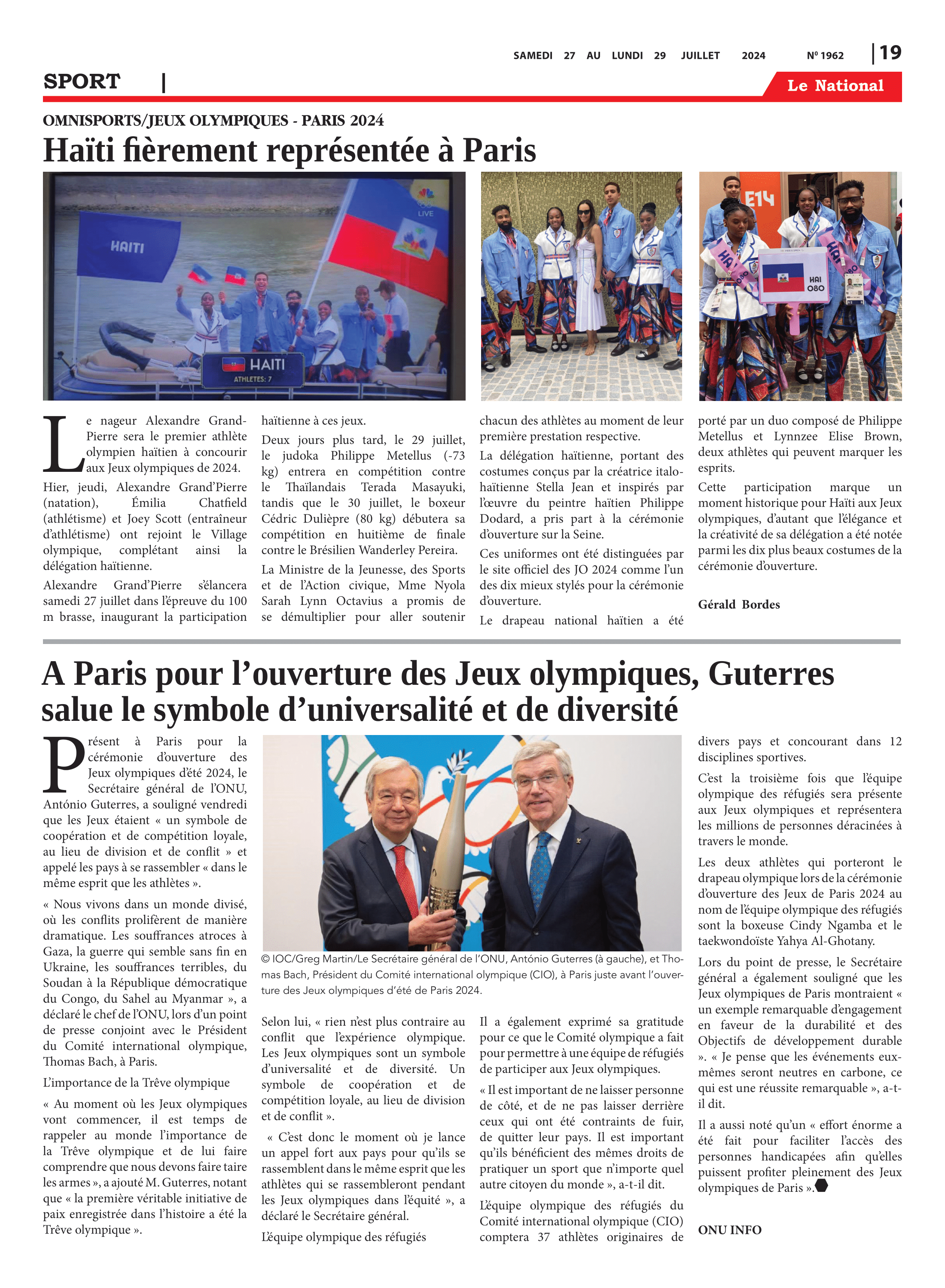 Page 19 de l'édition 1962