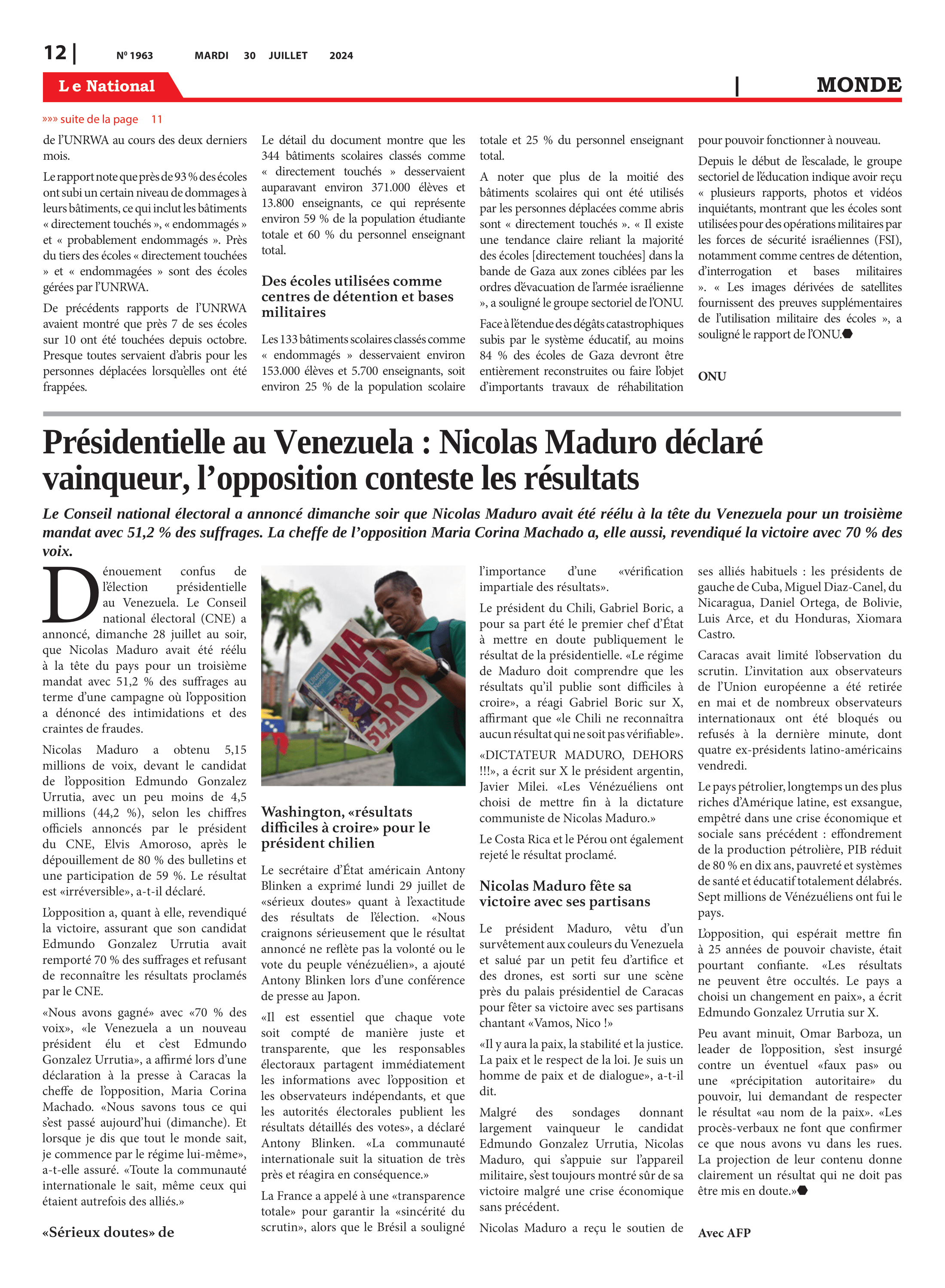 Page 12 de l'édition 1963
