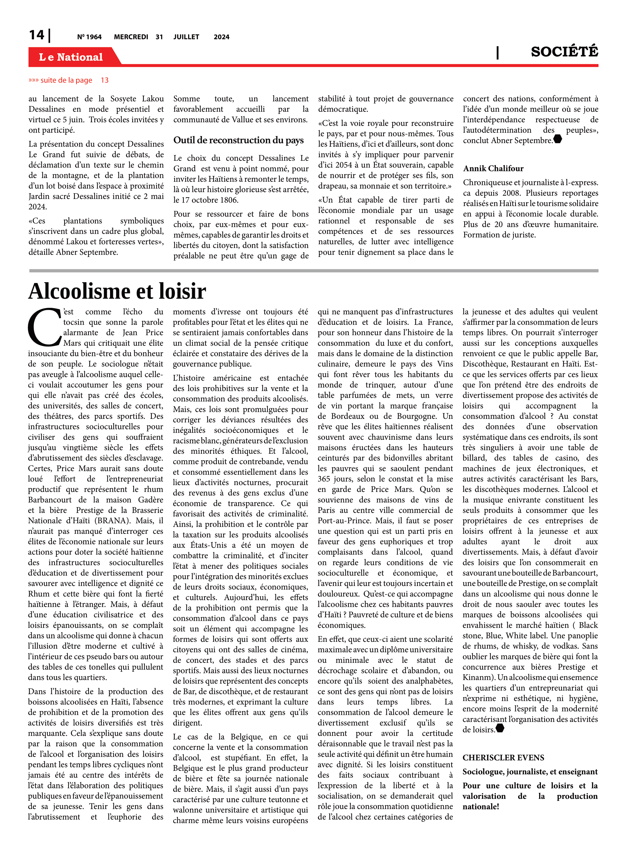 Page 14 de l'édition 1964