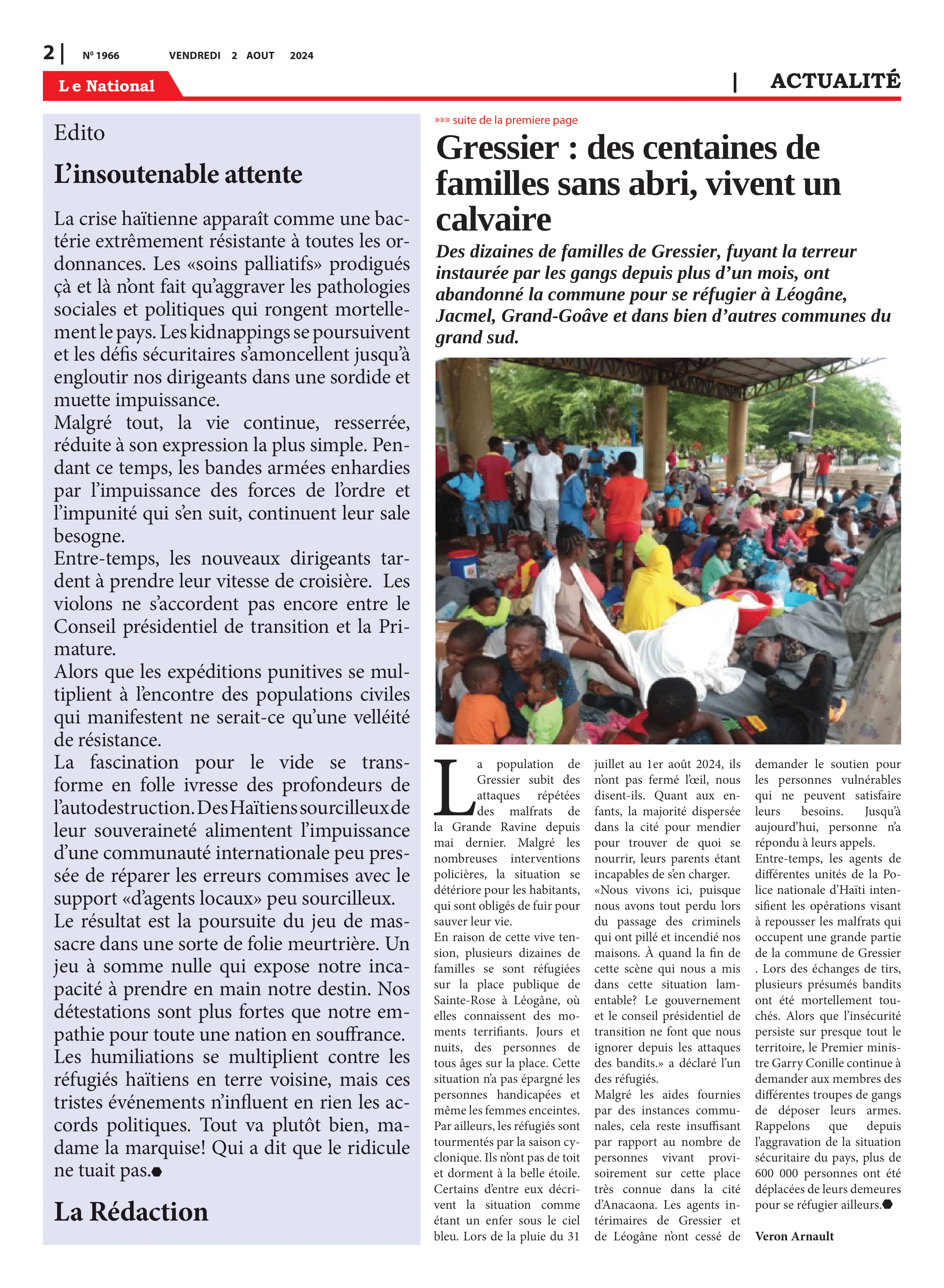 Page 2 de l'édition 1966
