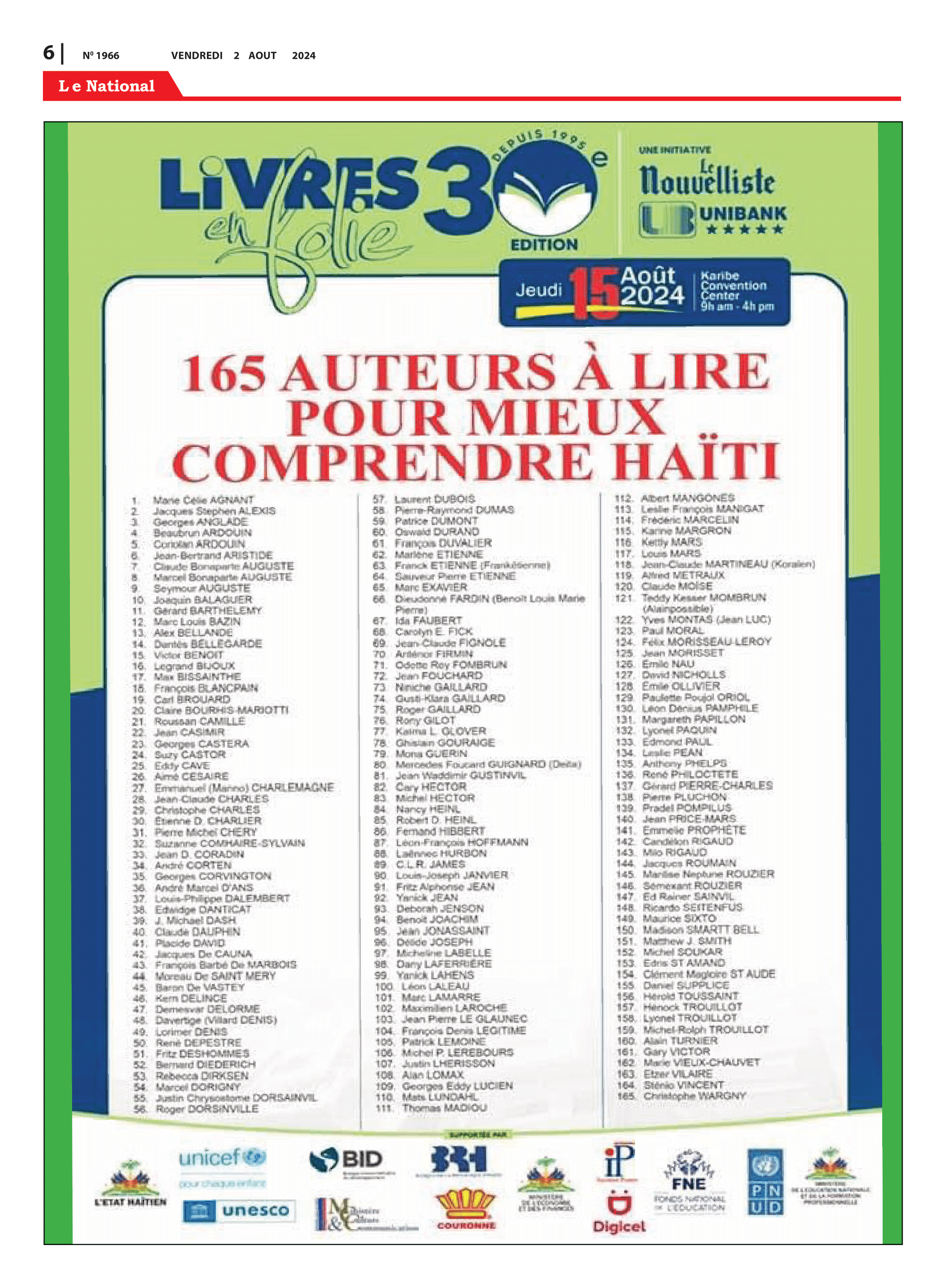 Page 6 de l'édition 1966