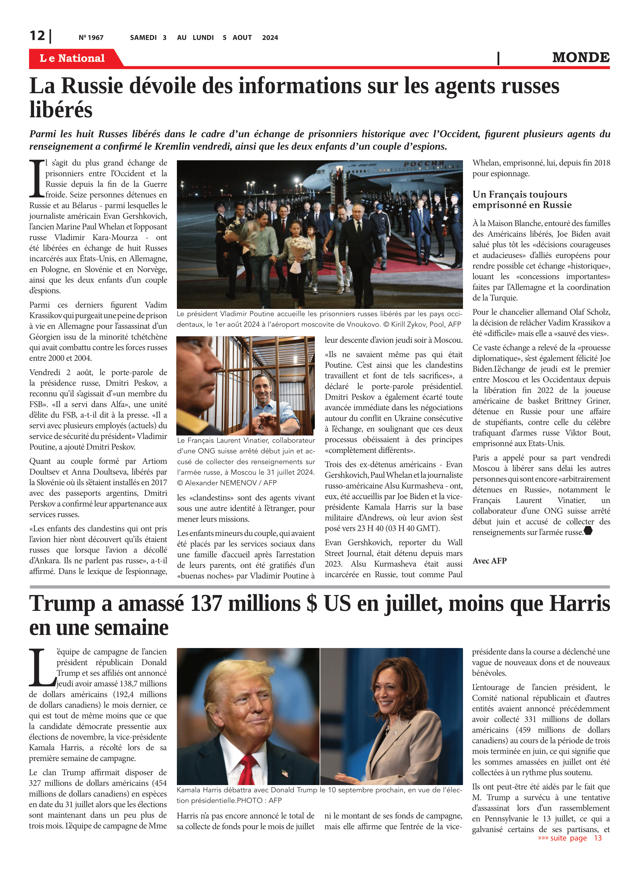Page 12 de l'édition 1967